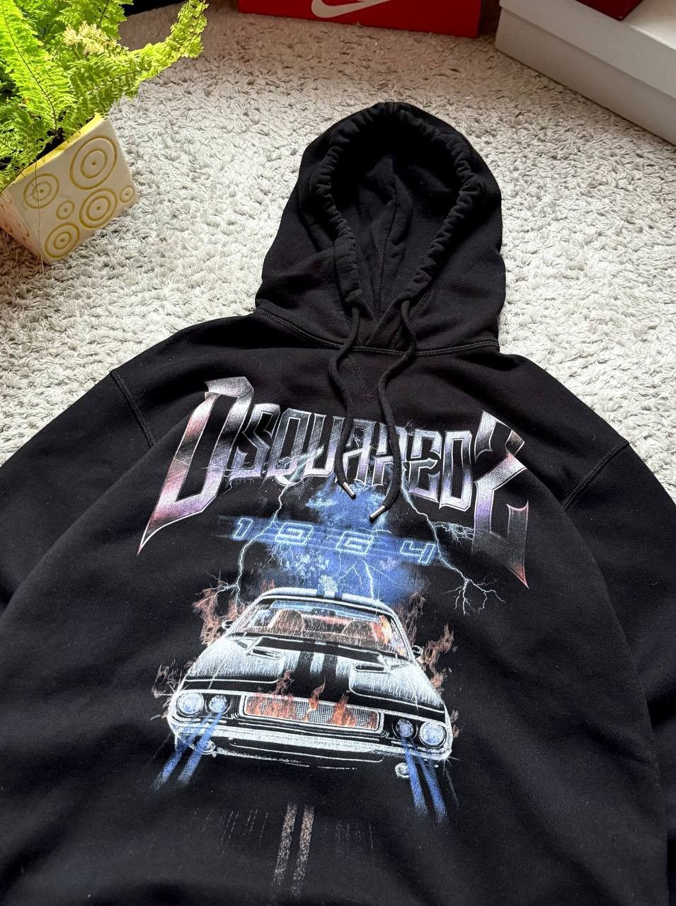 Dsquared2 00s Disquared Vintage Big Logo Oversized Hoodie Rare Y2K Size US L / EU 52-54 / 3 - 2 Thumbnail
