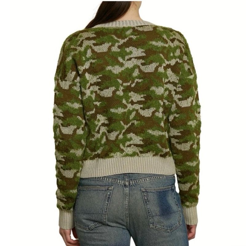 NSF NSF - BLAYNE SWEATER CAMO JACQUARD Cropped Medium Size M / US 6-8 / IT 42-44 - 10 Thumbnail