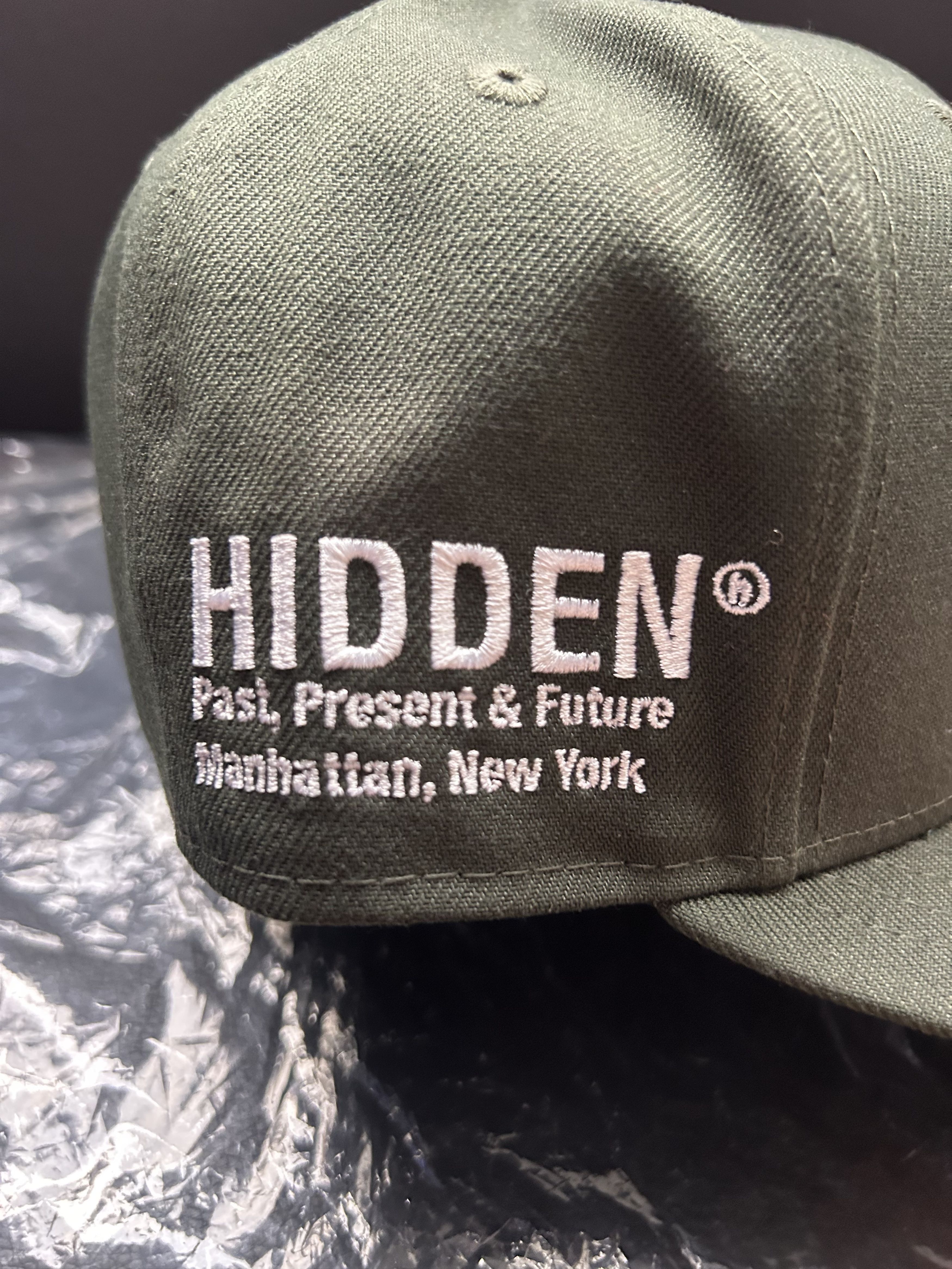 HIDDEN × New Era Hidden NY New Era 59FIFTY Olive Green Hat NWOT Size 7 Size ONE SIZE - 9 Thumbnail