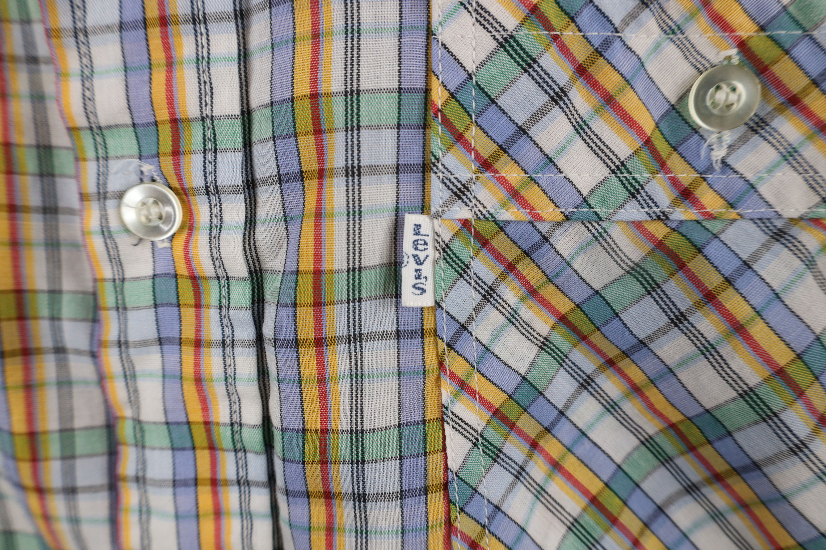 Levi's × Vintage Vintage 70s Levis Western Short Sleeve Button Shirt USA Size US M / EU 48-50 / 2 - 4 Thumbnail