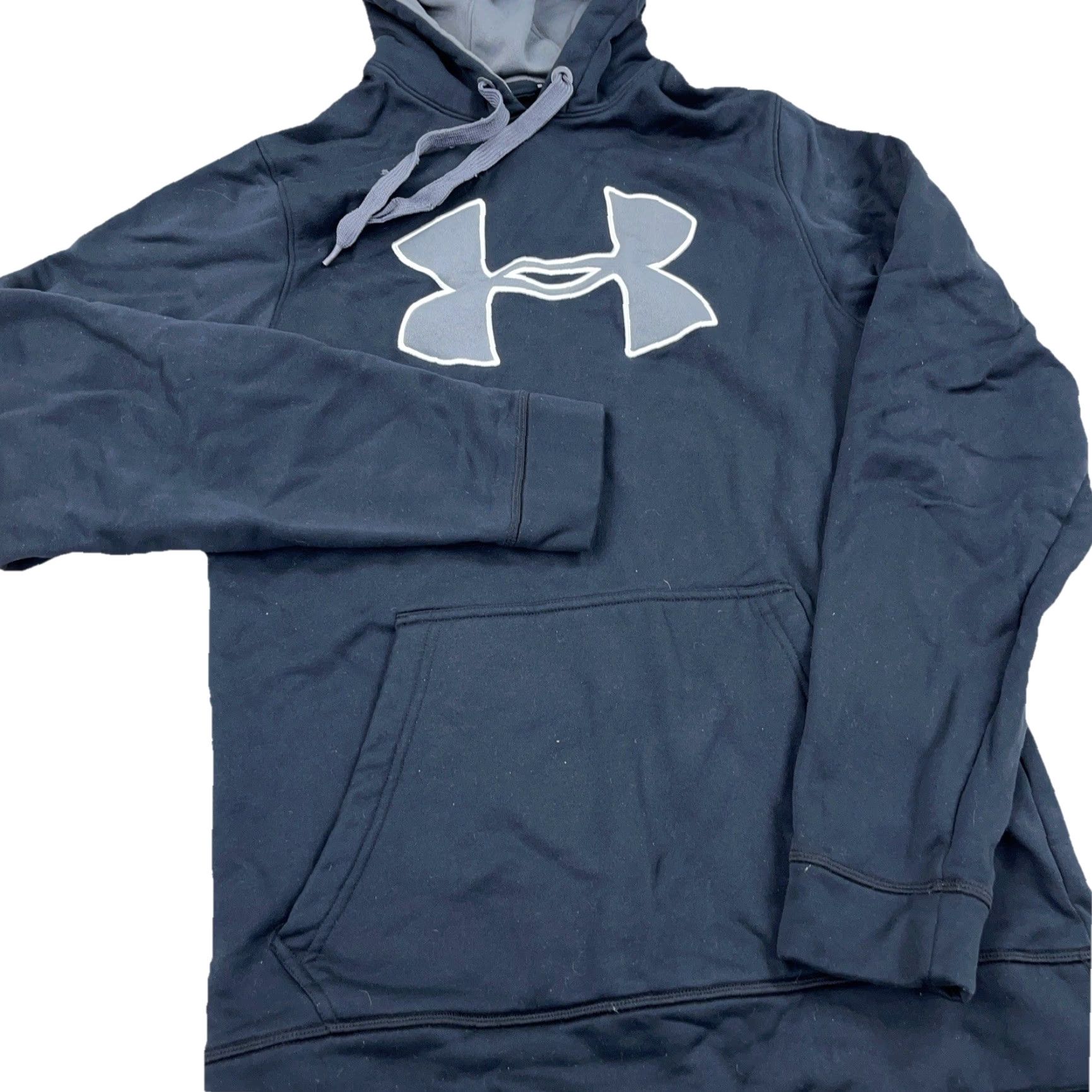 Under Armour Under Armour Hoodie Women Small Black Gray Loose Fit Sweatshirt Pullover Sweater Size S / US 4 / IT 40 - 3 Thumbnail