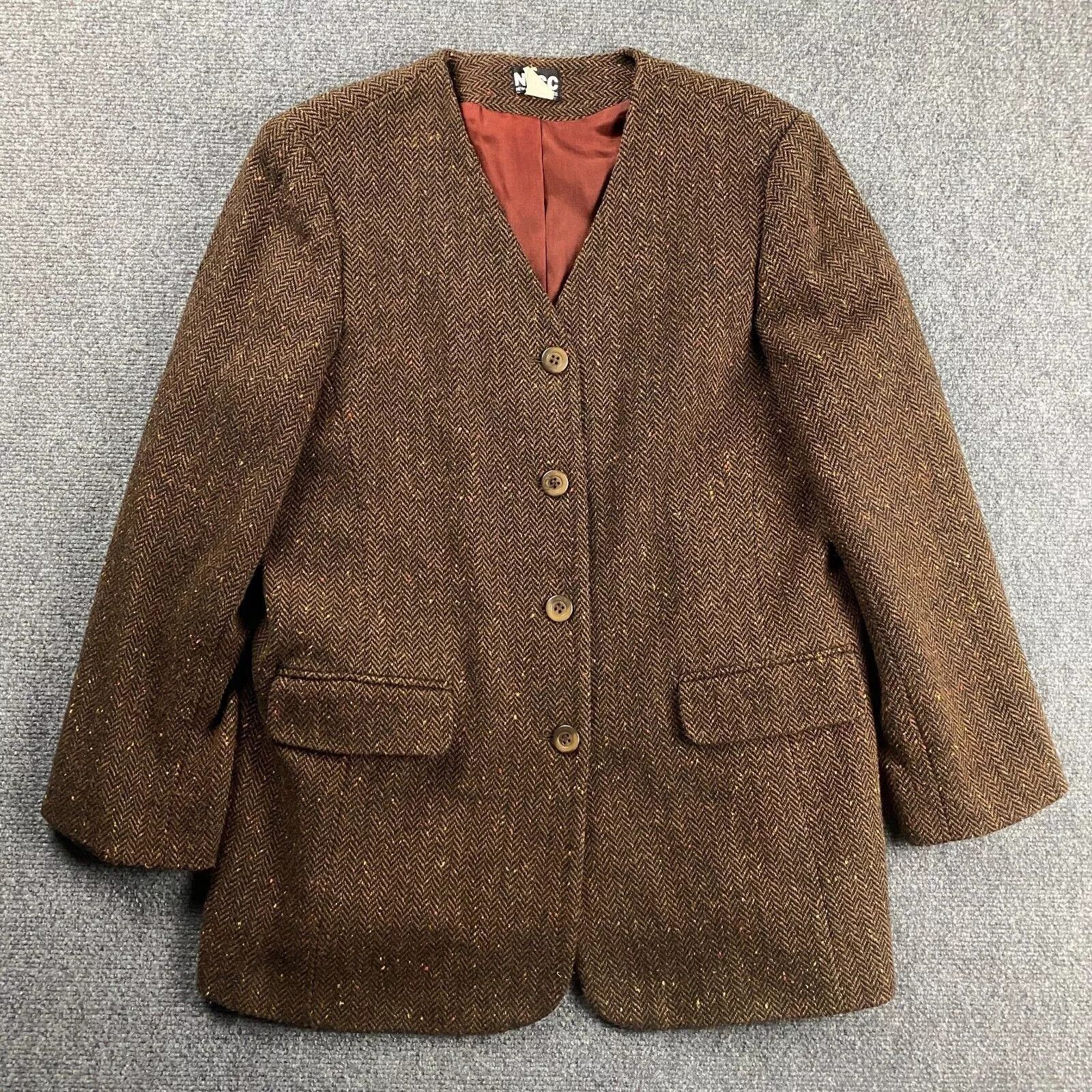 Vintage Vintage NYCC Blazer Women's 18W Knit Formal Adults Plus Size XXL / US 16-18 / IT 52-54 - 1 Thumbnail