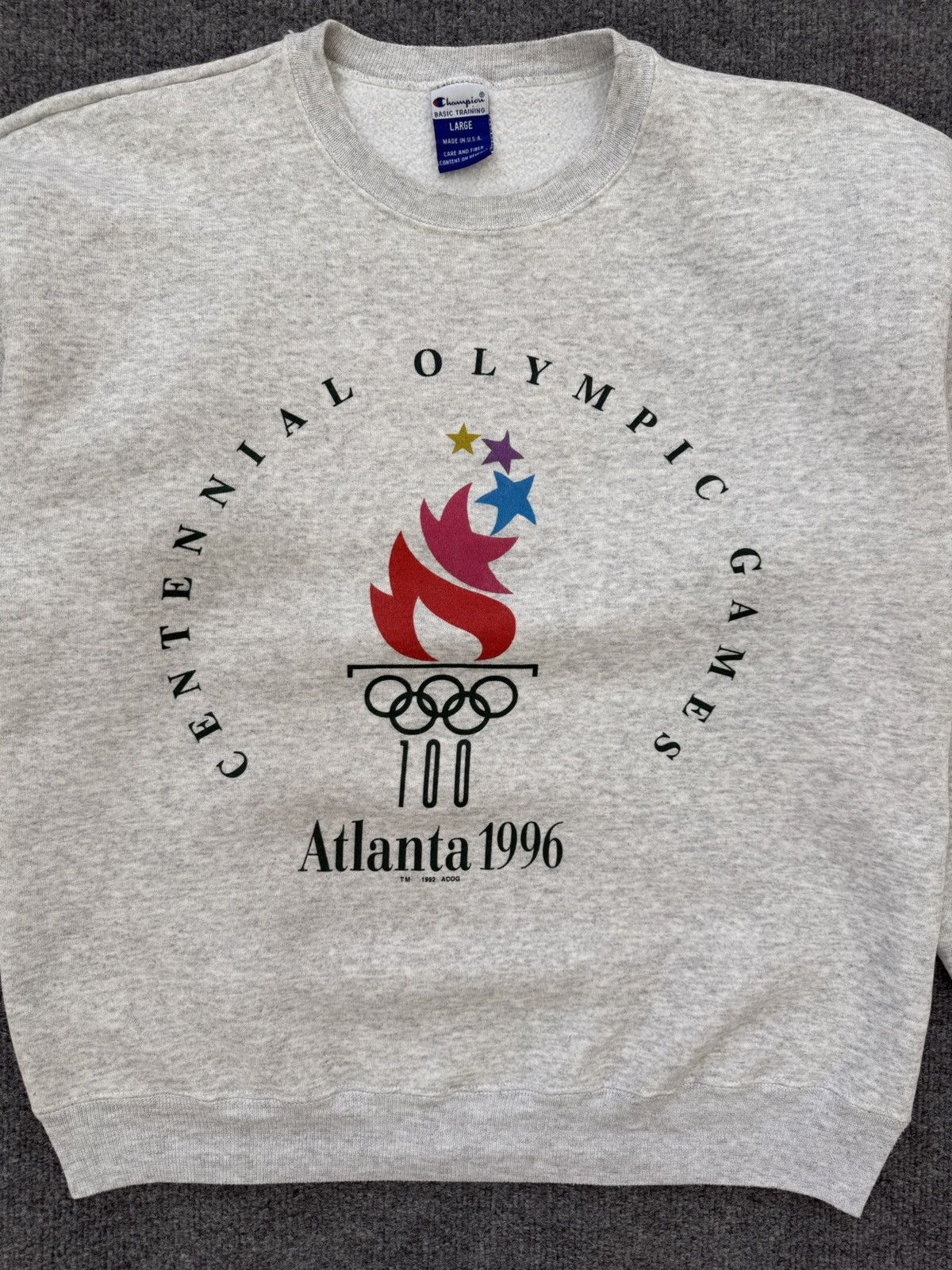 Champion Vintage Champion 1996 Atlanta Olympics Sweatshirt USA L Size US L / EU 52-54 / 3 - 2 Thumbnail