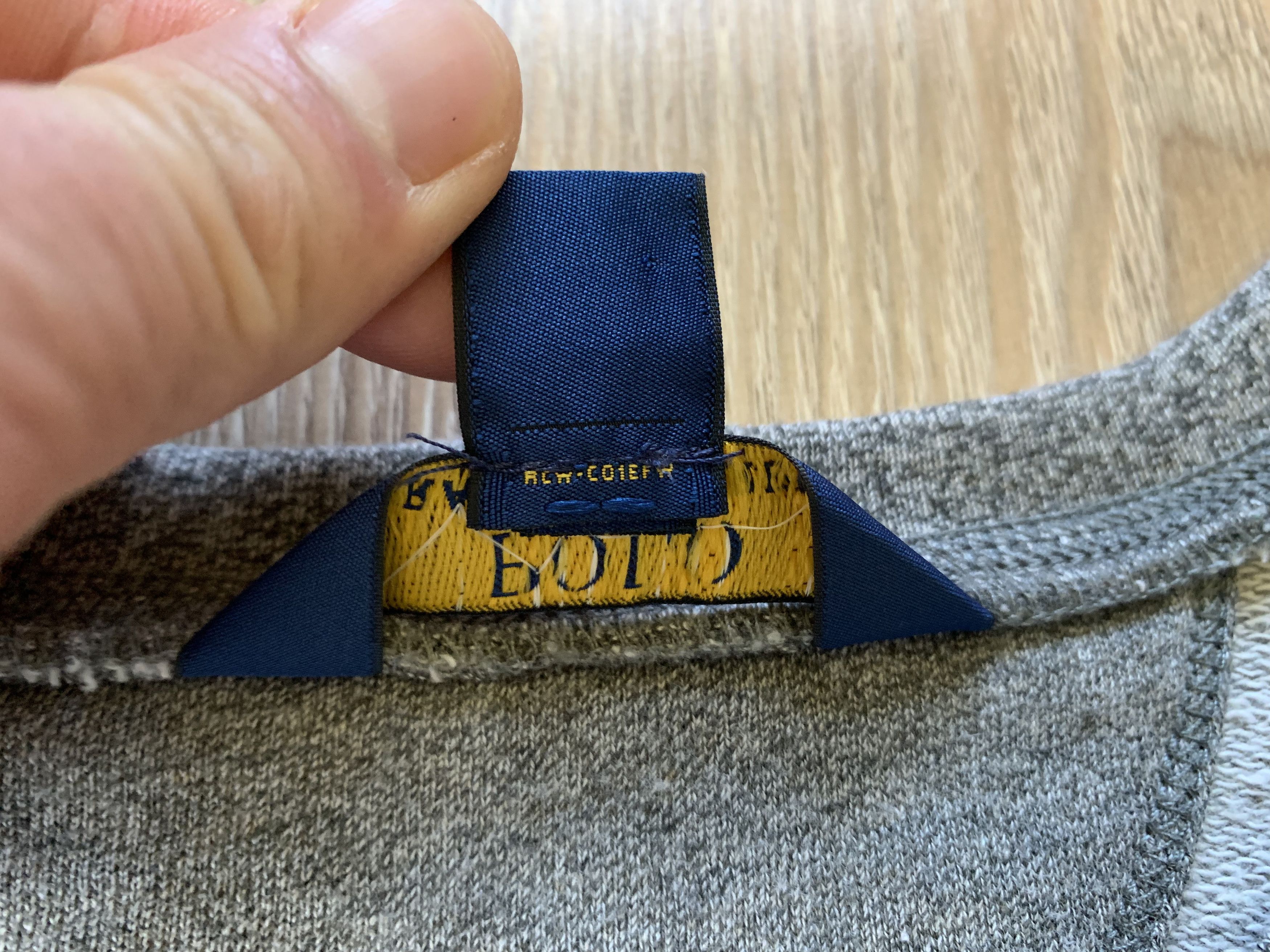 Polo Ralph Lauren × Ralph Lauren × Vintage Ralph Lauren Youth Vintage Grey Cotton Pocket Sweatshirt Size US XXS / EU 40 - 9 Thumbnail