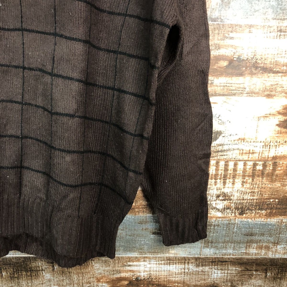 Japanese Brand × Vintage British Horse Ridding checkered vintage Sweatshirt #A1784 Size US L / EU 52-54 / 3 - 8 Thumbnail