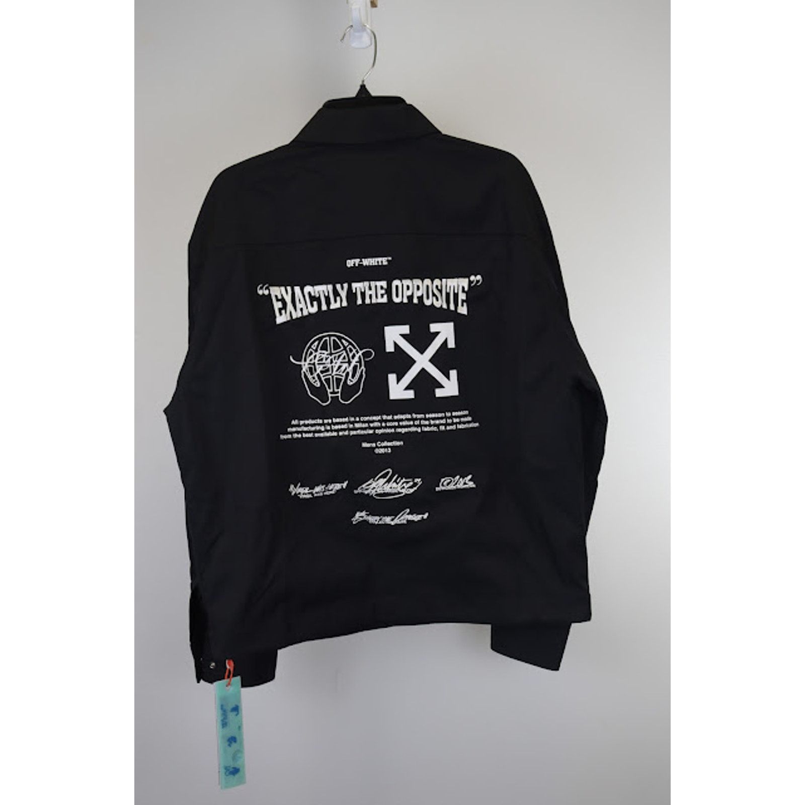 Off-White o1rshd1 Exact Opposite Shirt Jacket in Black Size US XL / EU 56 / 4 - 10 Thumbnail