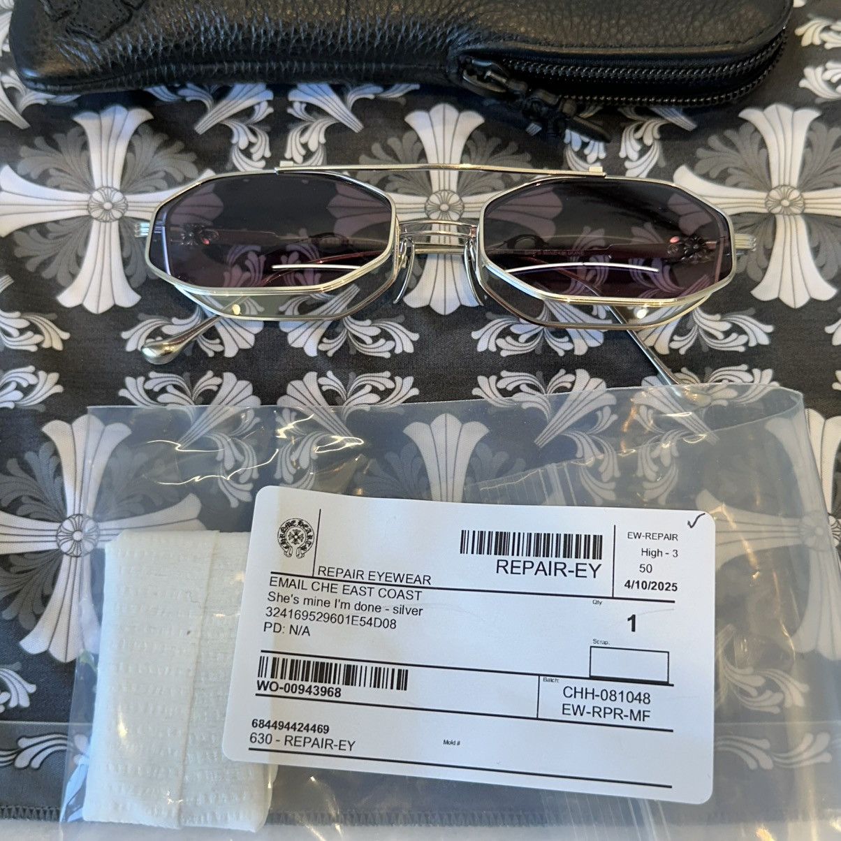 Chrome Hearts 1 of 1 Chrome Hearts Sunglasses Size ONE SIZE - 10 Thumbnail