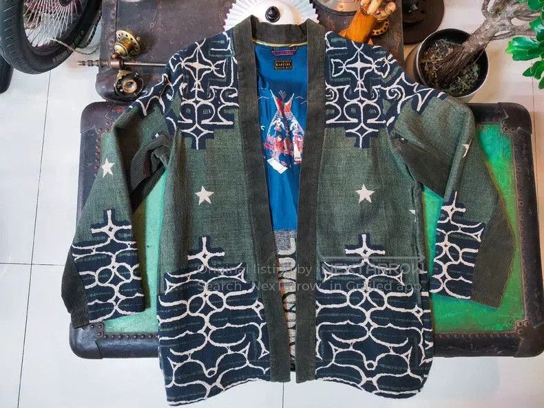 Kapital Kountry KAPITAL KOUNTRY Wool Silk Kimono Cardigan. Size US L / EU 52-54 / 3 - 1 Thumbnail