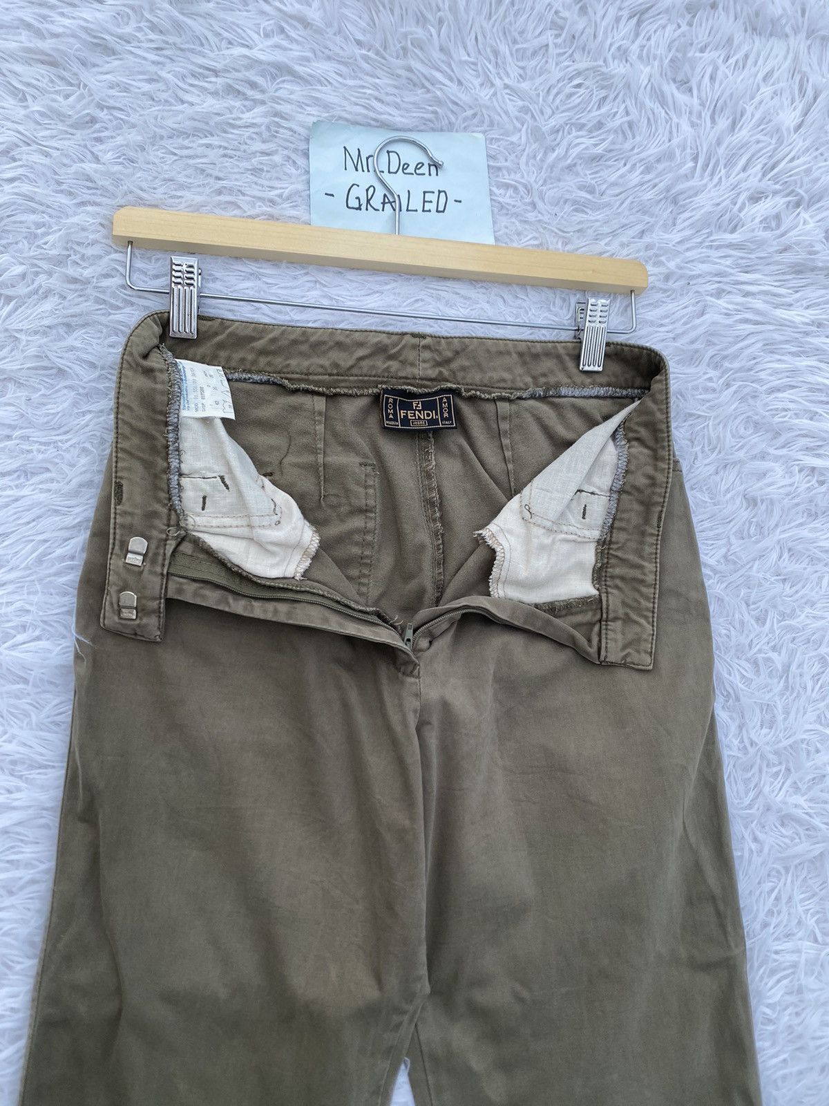 Fendi Rare Vintage FENDI Slack Pants Size US 26 / EU 42 - 9 Thumbnail