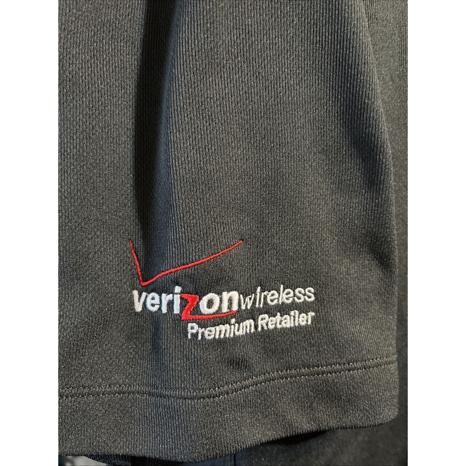 Nike Nike Golf Dri Fit Verizon Mens XL Black Polyester Polo Shirt Size US XL / EU 56 / 4 - 4 Thumbnail