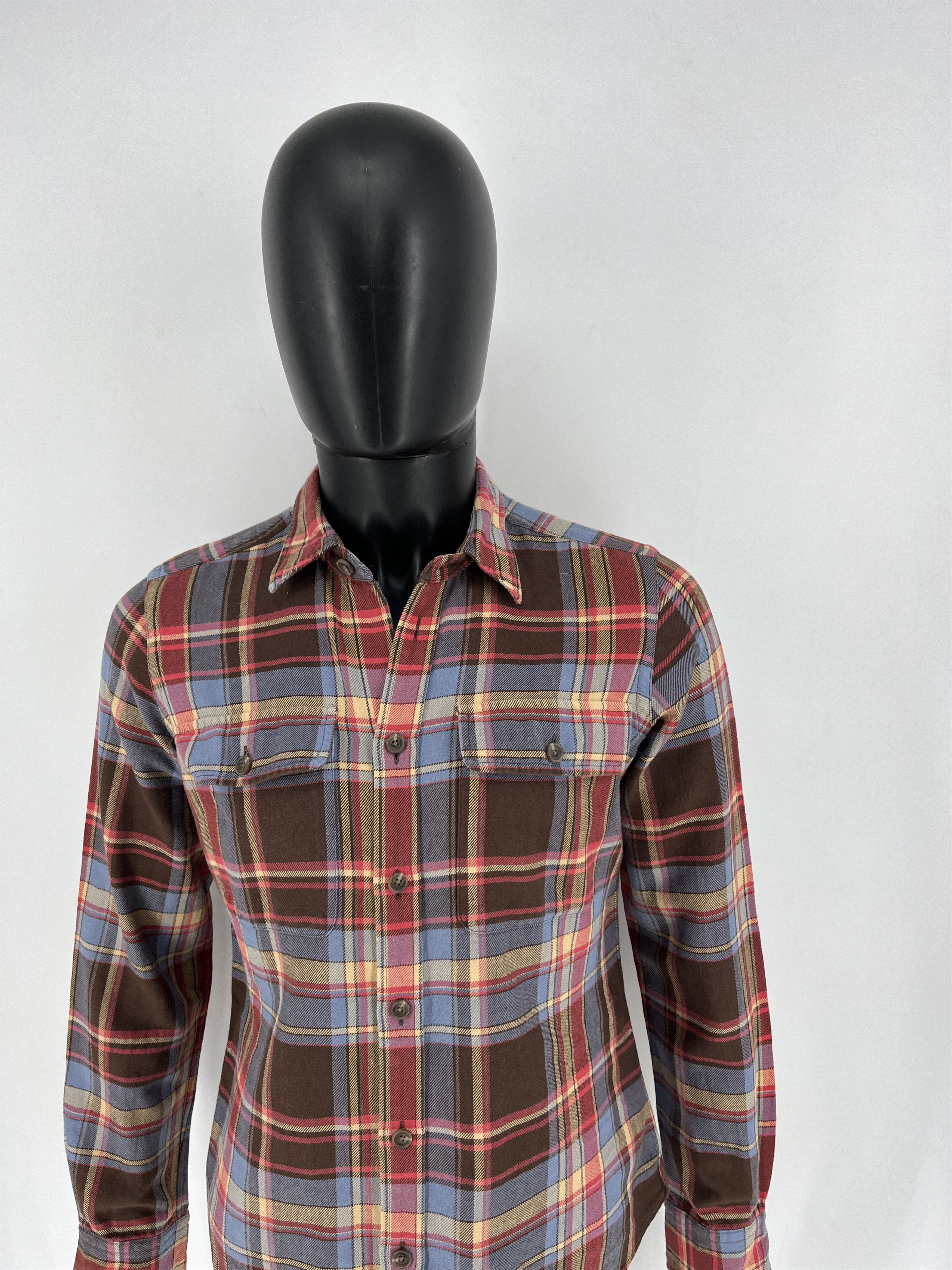 Flannel Vintage Flannel Polo Raplh Lauren Plaid Shirt Travis style Size US S / EU 44-46 / 1 - 6 Thumbnail