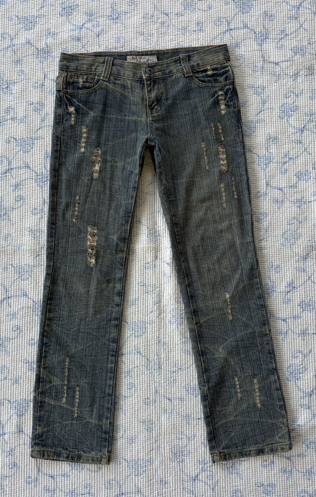 Vintage Vintage ZLR Streetwear Jeans Distressed Denim Size US 32 / EU 48 - 1 Thumbnail