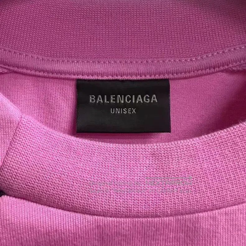 Balenciaga Balenciaga Pink Logo Print Short Sleeve T-shirt. Size US XS / EU 42 / 0 - 3 Thumbnail