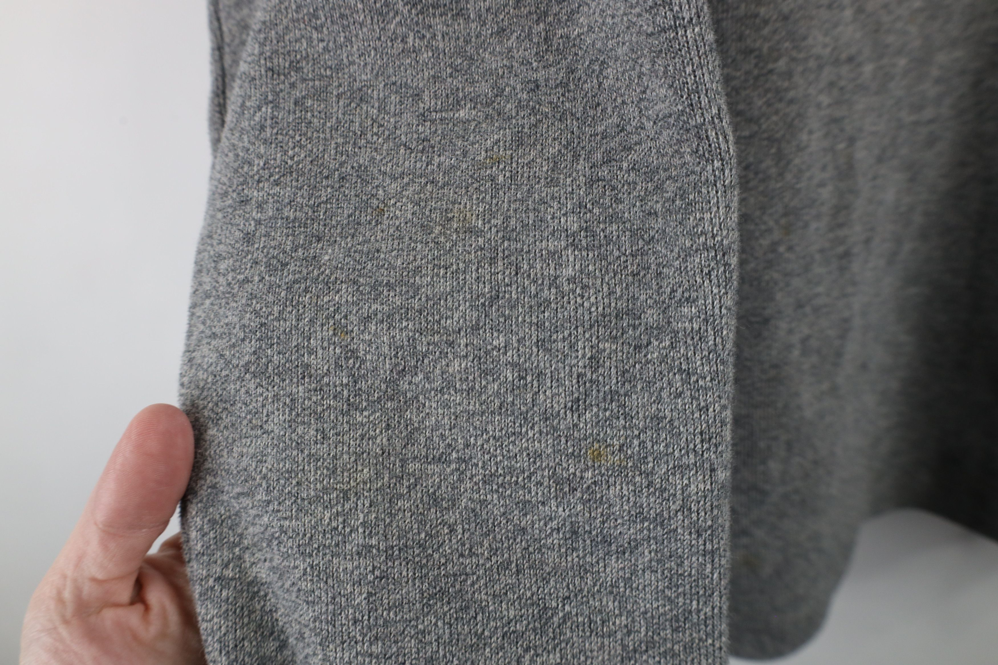 Ralph Lauren × Vintage Vintage Ralph Lauren Knit Half Zip Pullover Sweater Gray Size US L / EU 52-54 / 3 - 4 Thumbnail