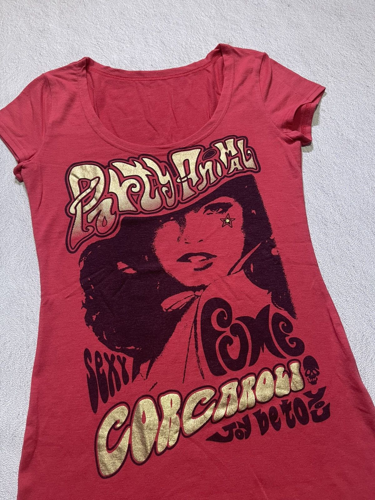 Japanese Brand Y2K SEXY FUME short sleeve tshirt women's Size S / US 4 / IT 40 - 3 Thumbnail