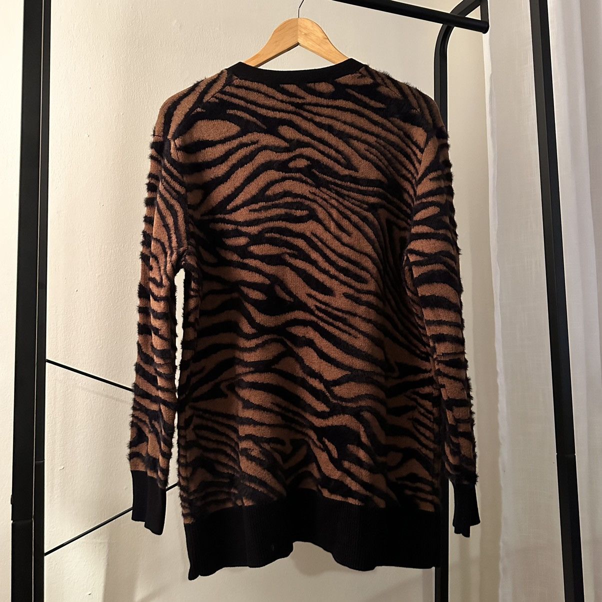 Banana Republic Banana Republic Mohair tiger cardigan Size L / US 10 / IT 46 - 3 Thumbnail