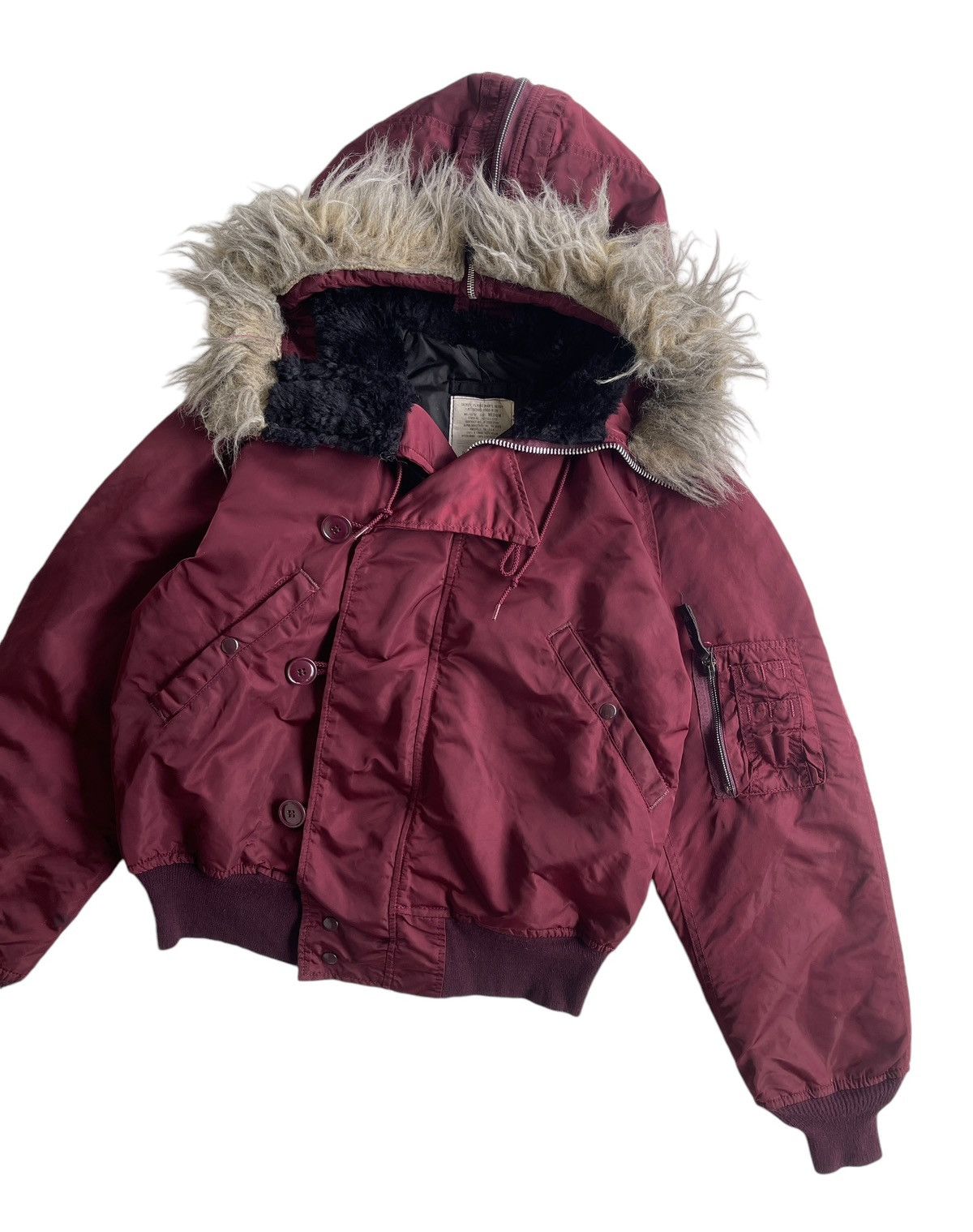 Alpha Industries N2B Alpha Industries Attached Fur Hooded Tanker Jacket Size US M / EU 48-50 / 2 - 2 Thumbnail