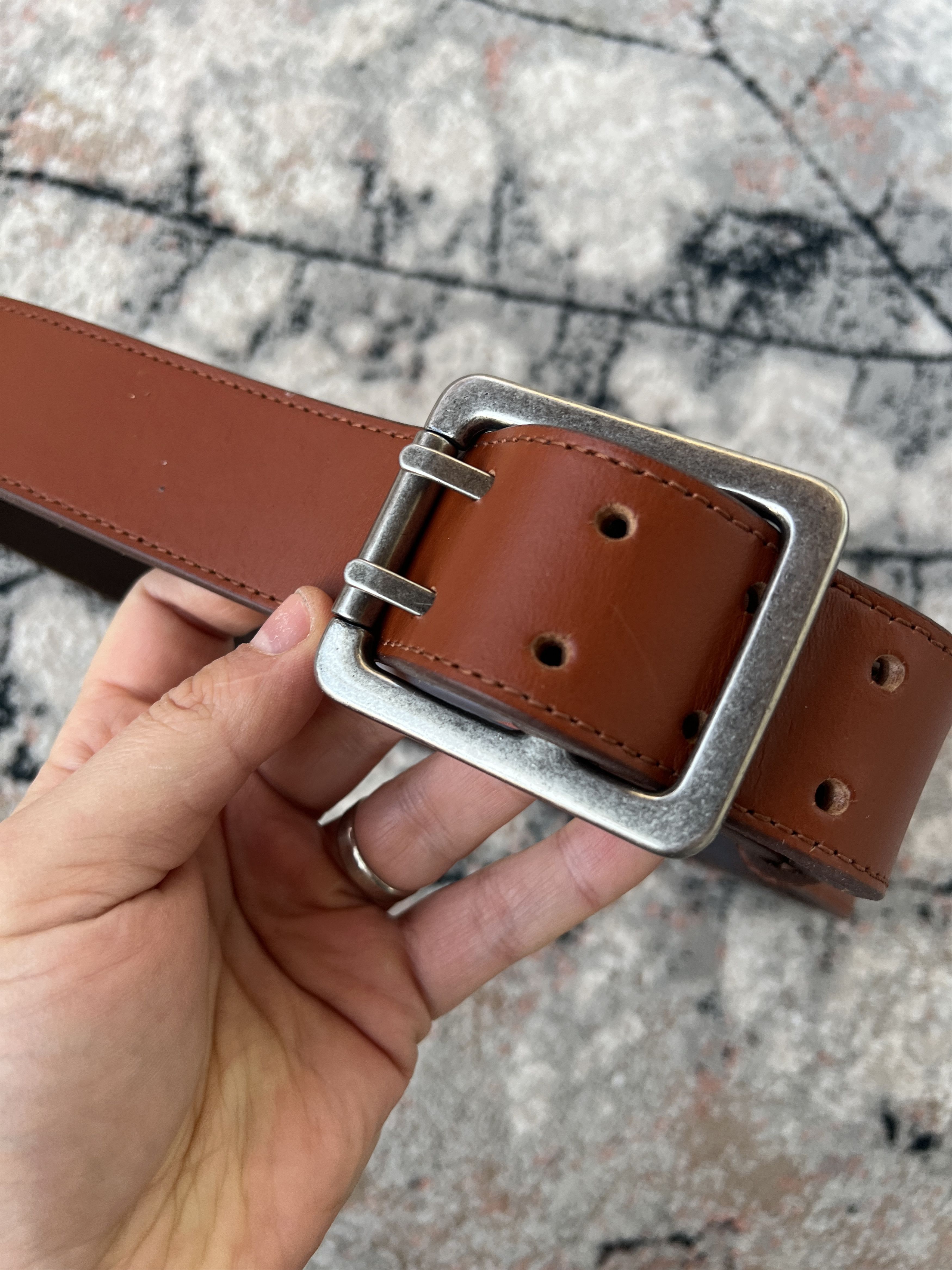 Carhartt Carharrt Leather Belt Size ONE SIZE - 3 Thumbnail