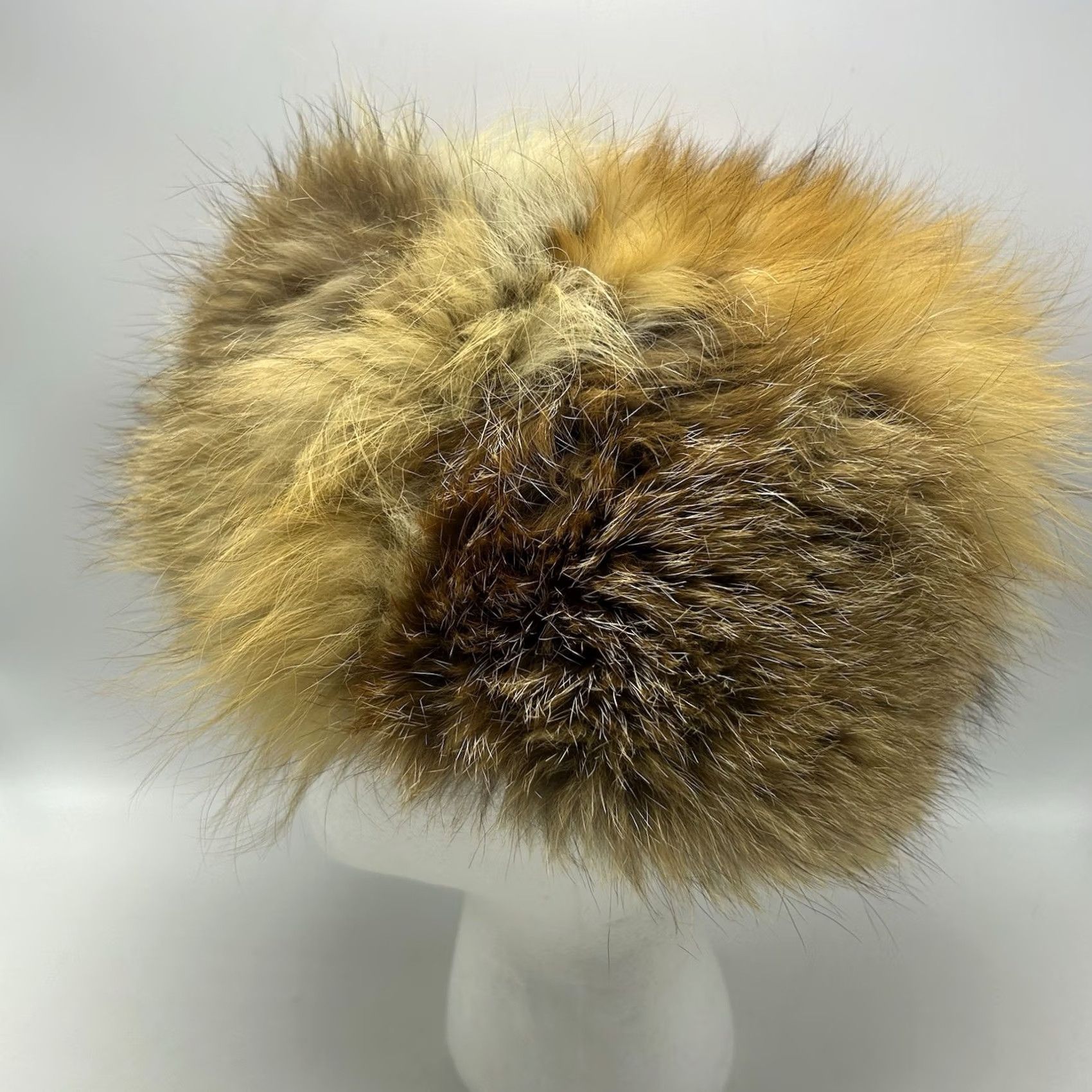 Vintage VINTAGE Peltolan Turkis Trapper Hat Womens One Size Fur Brown Red Fox Real Fur Handmade Finland Winter Luxury Money Read Size ONE SIZE - 3 Thumbnail