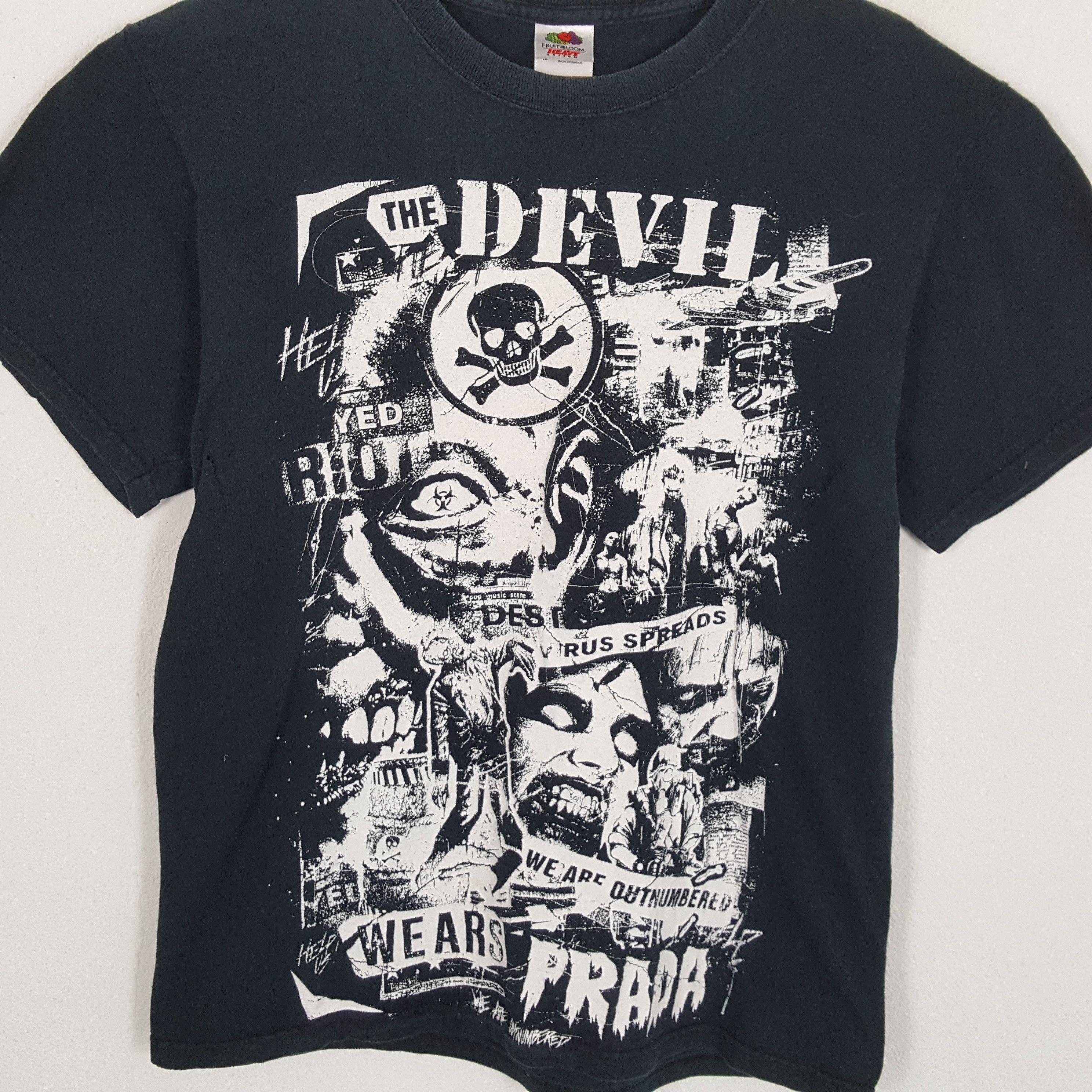 Band Tees × Vintage Vintage THE DEVH FERRET MUSIC Heavy Metal Rock Band T-Shirts Size US M / EU 48-50 / 2 - 2 Thumbnail