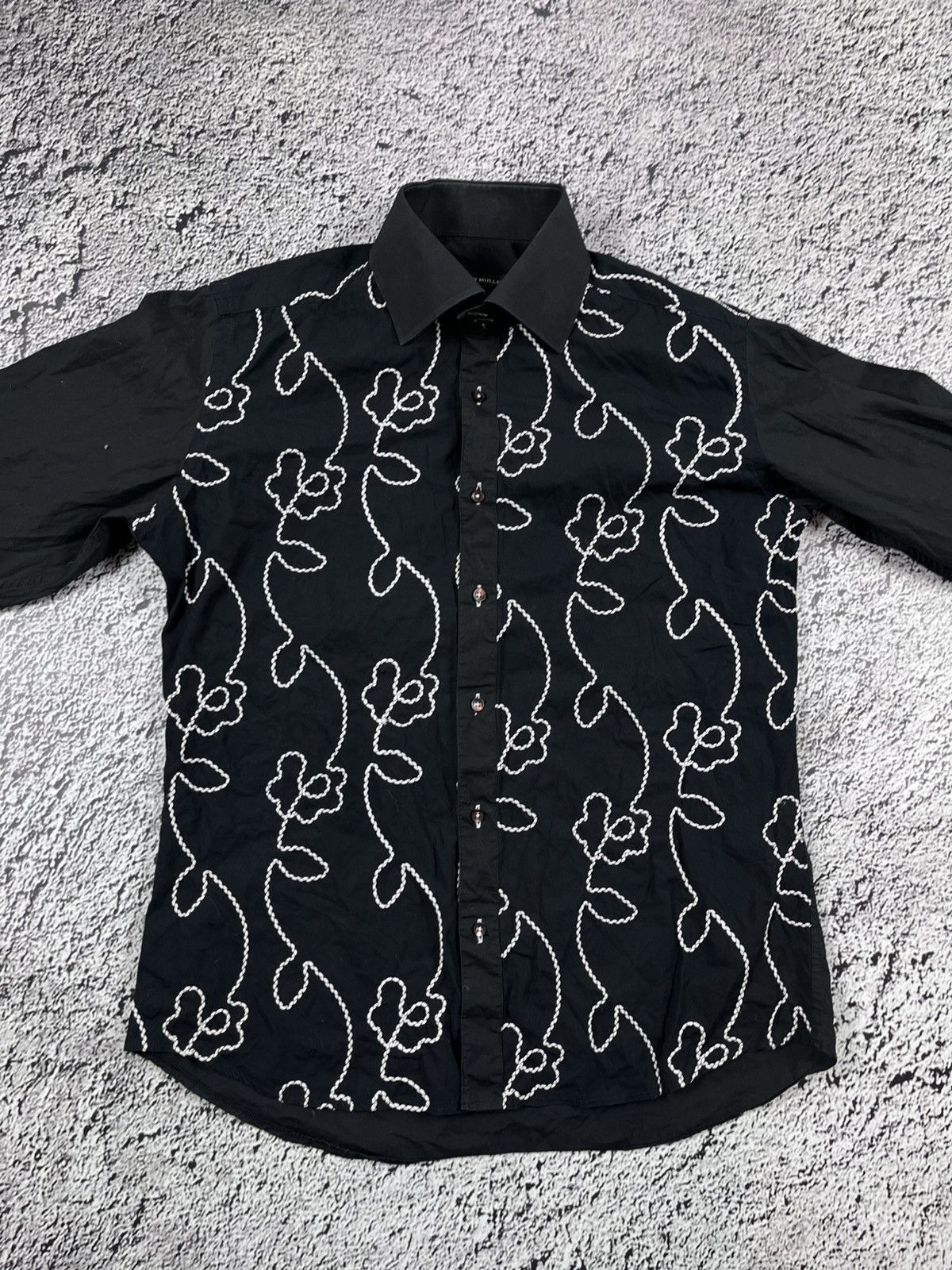Vintage Vintage Y2K floral embroidered shirt western luxury size M Size US M / EU 48-50 / 2 - 4 Thumbnail