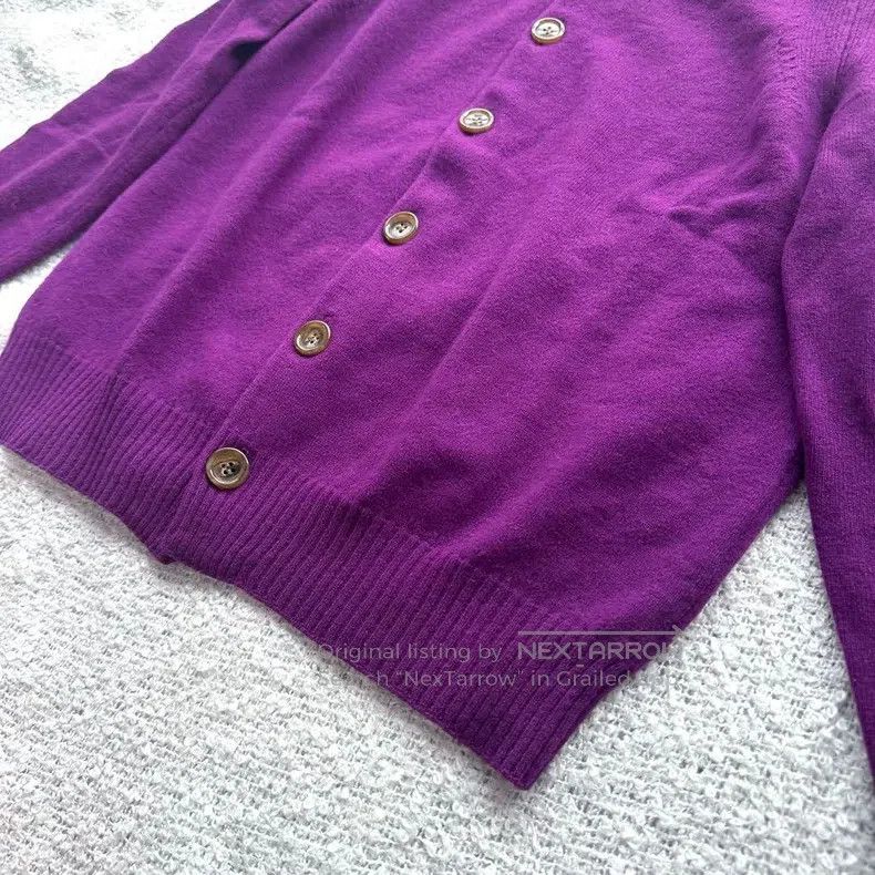 Comme des Garcons Comme des Garcons Purple Cardigan Size XS / US 0-2 / IT 36-38 - 4 Thumbnail