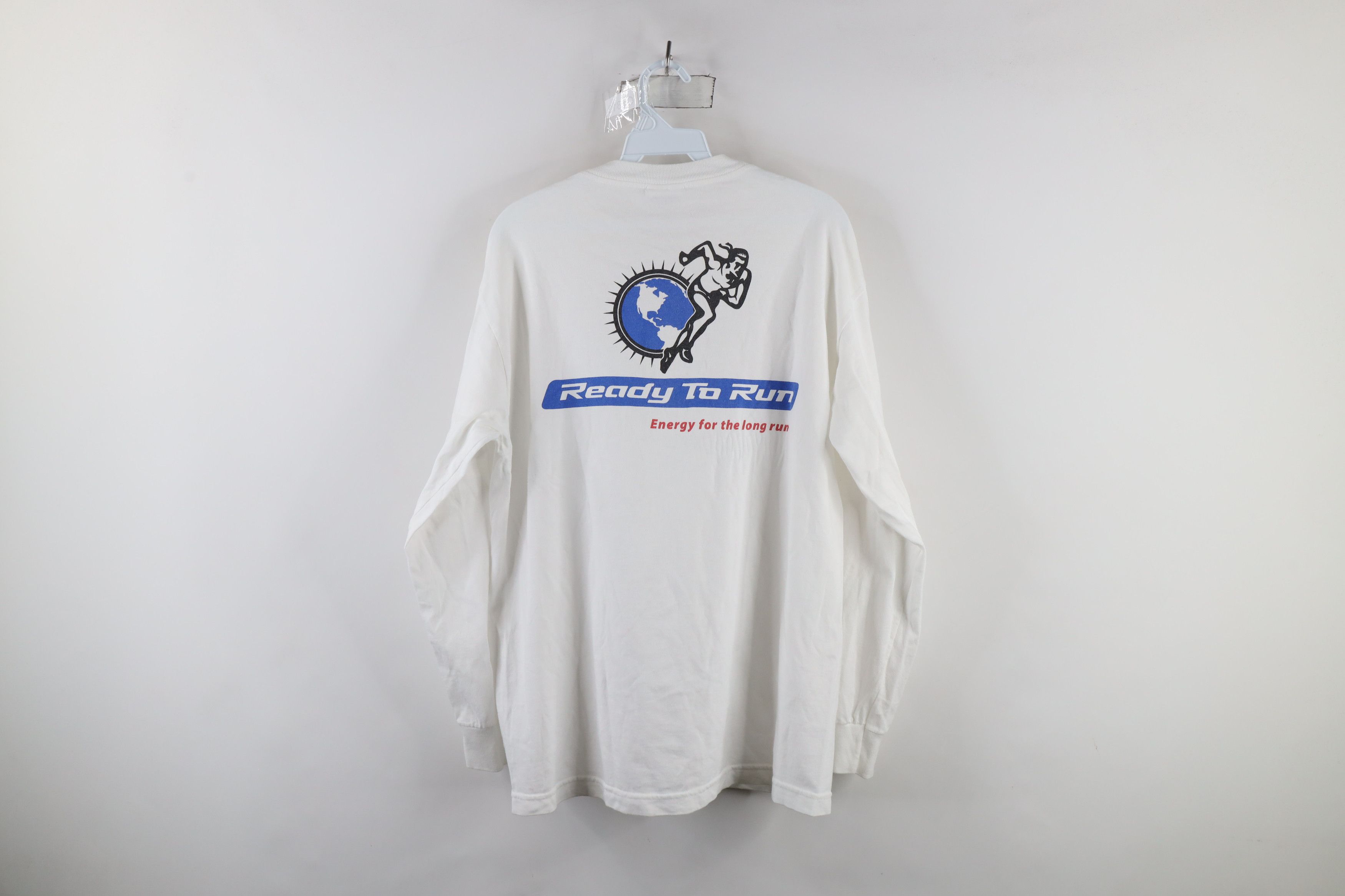 Vintage Vintage 90 Out Marathon Oil Corporation Long Sleeve T-Shirt Size US L / EU 52-54 / 3 - 8 Thumbnail