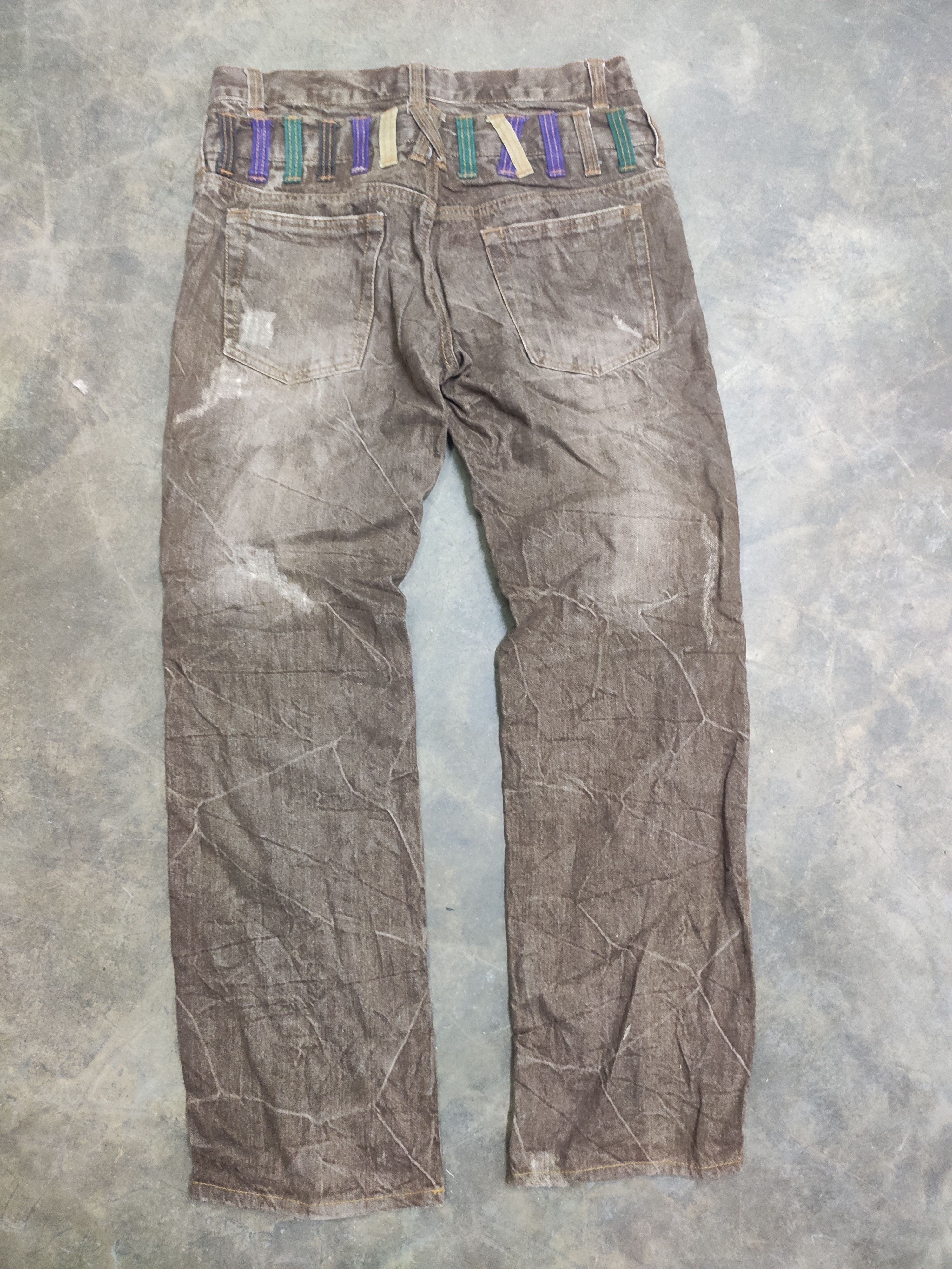 If Six Was Nine Nylaus Jeans Distressed double waist Size US 32 / EU 48 - 7 Thumbnail