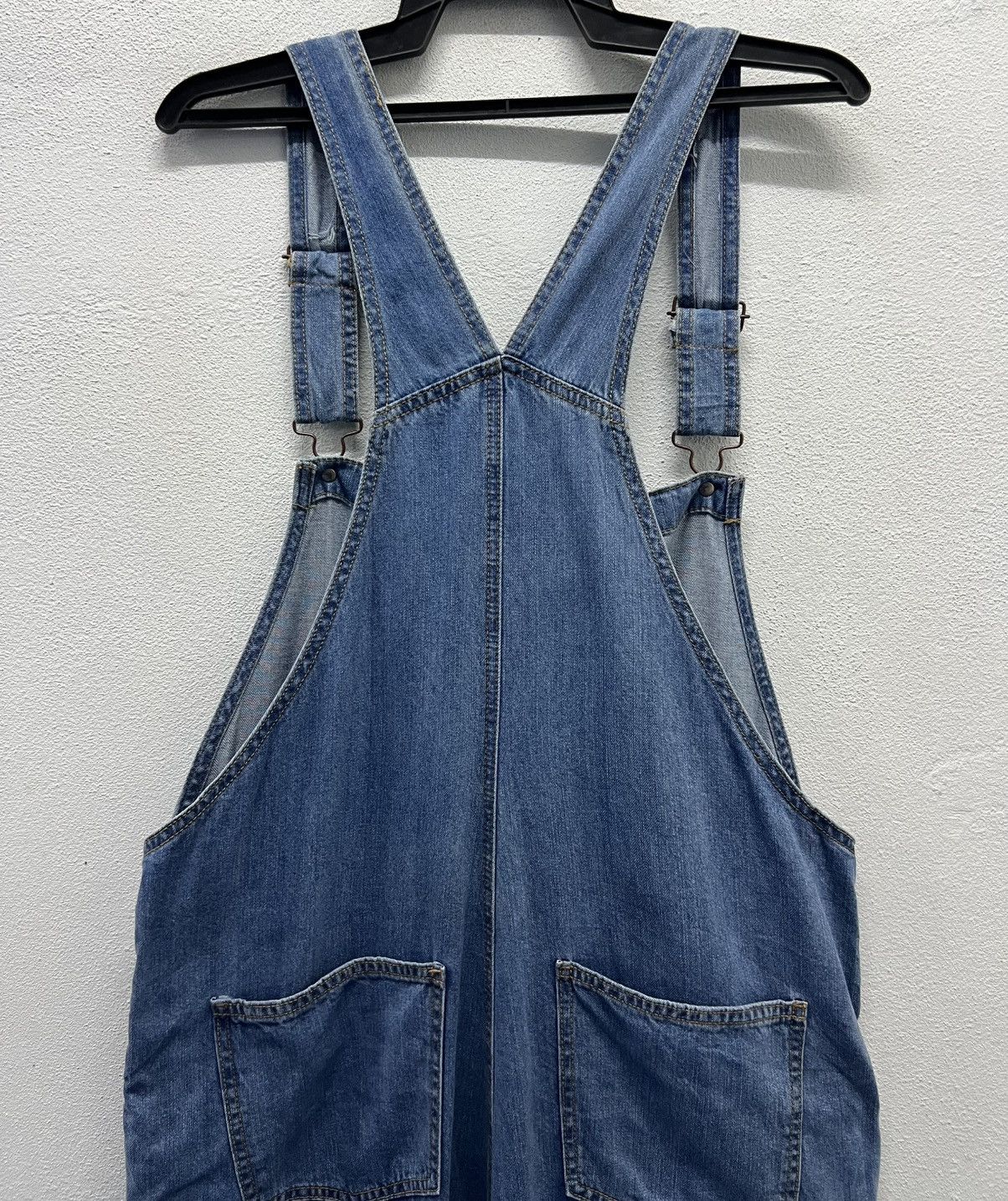 GU × Vintage GU Women's Denim Overalls - Size 3XL Size US 38 / EU 54 - 4 Thumbnail