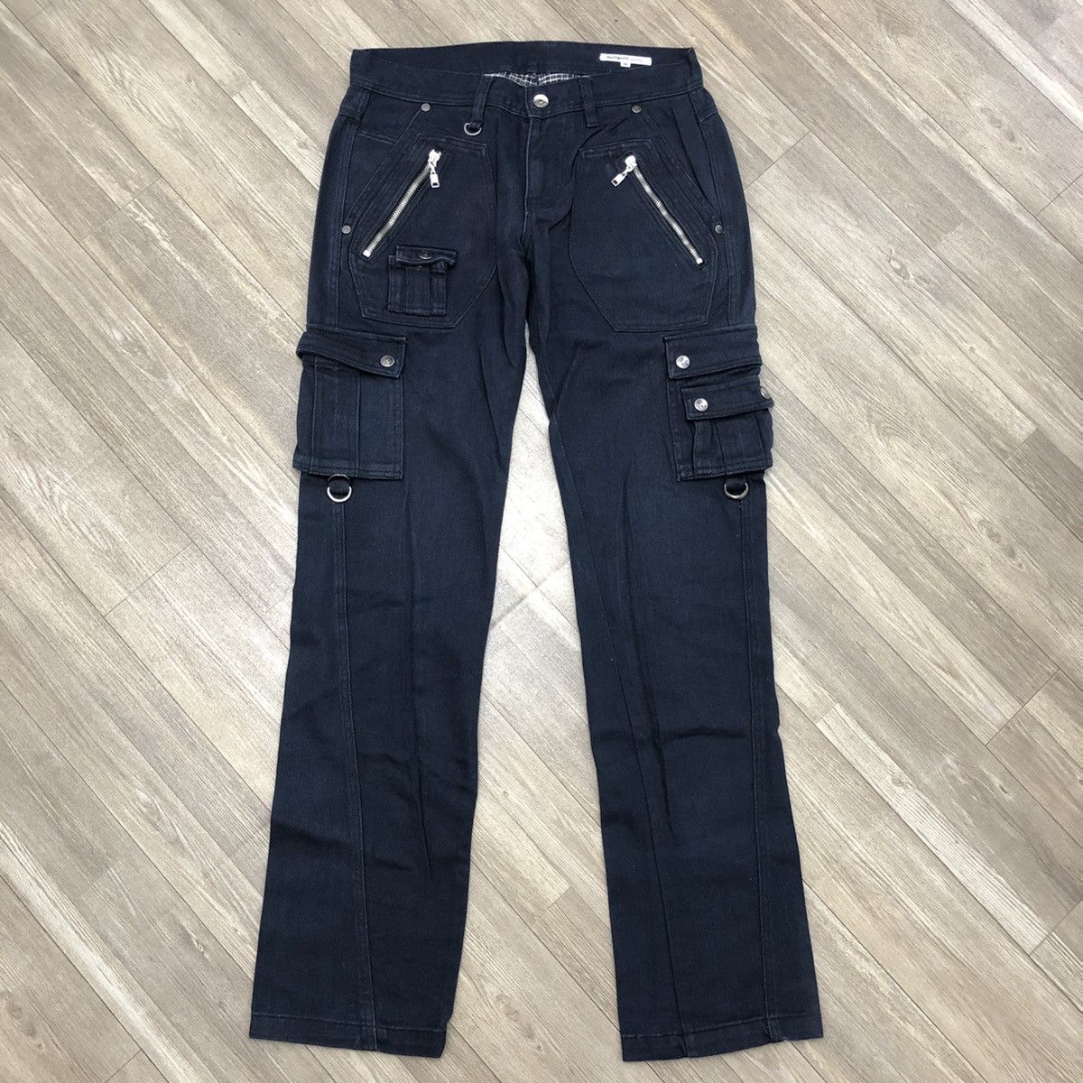 Hysteric Glamour × Japanese Brand × Seditionaries Rare Vintage Semantic Design Julius7 Gas Mask Jeans 1990s Size US 30 / EU 46 - 1 Thumbnail