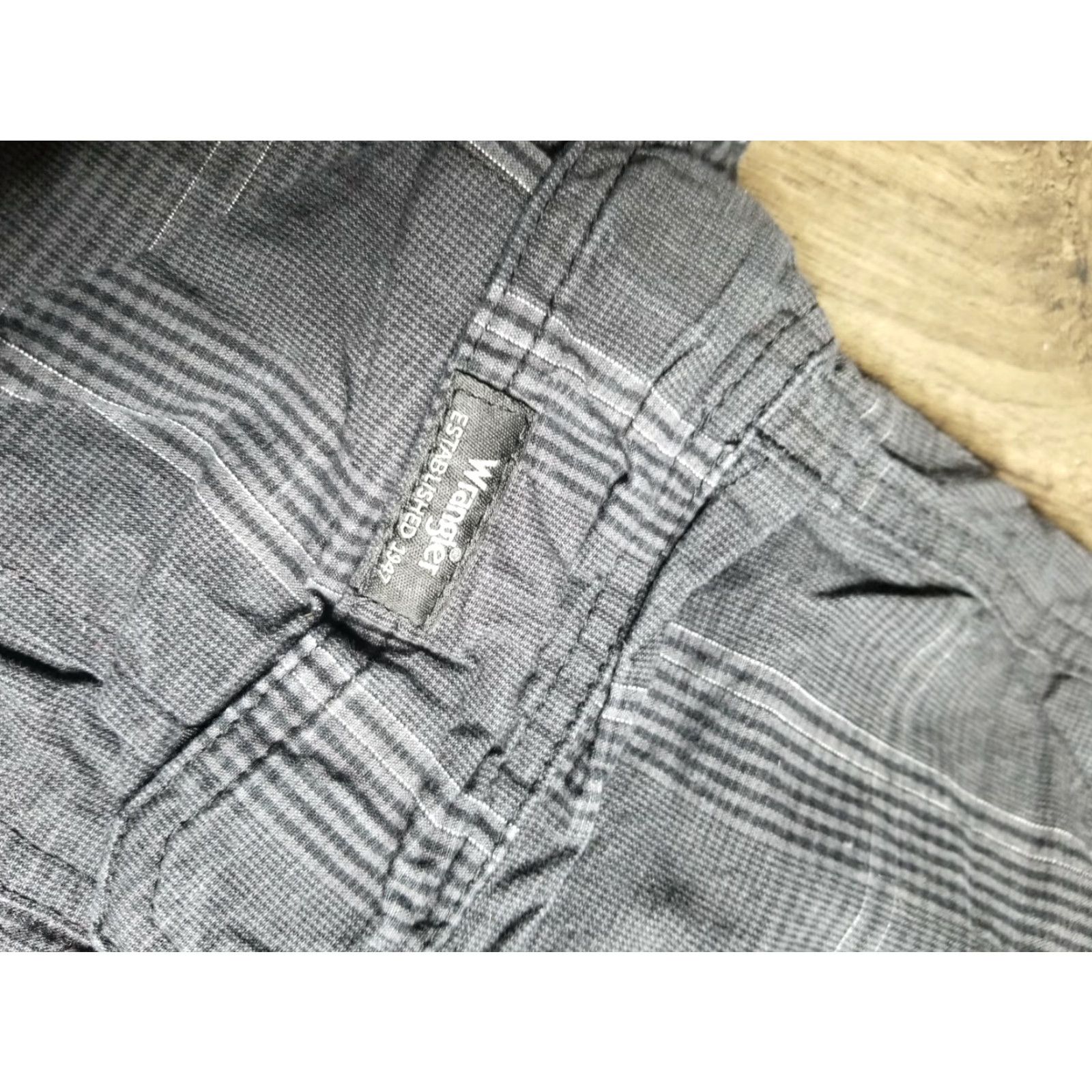 Wrangler Wrangler Men’s Shorts Size 44 Black Gray Plaid Shorts Size US 44 / EU 60 - 3 Thumbnail