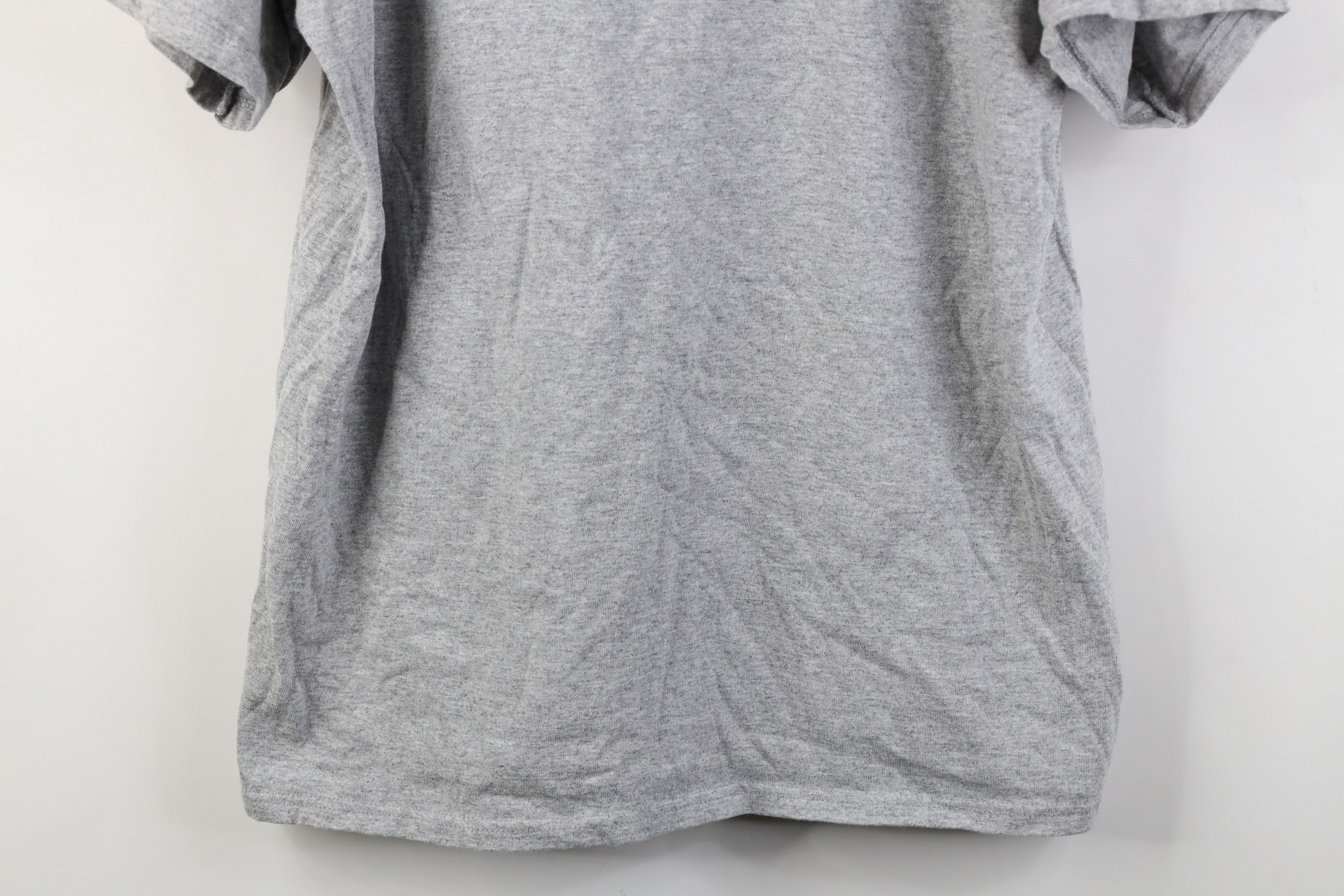 Nike Vintage 90s Y2K Nike Travis Scott Mini Swoosh T-Shirt Gray Size US L / EU 52-54 / 3 - 3 Thumbnail