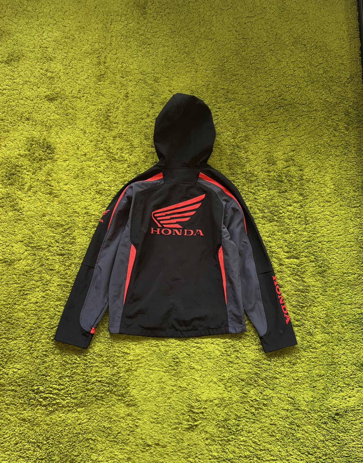 Honda Honda 2000s vintage hooded racing jacket Y2K Size US L / EU 52-54 / 3 - 2 Thumbnail