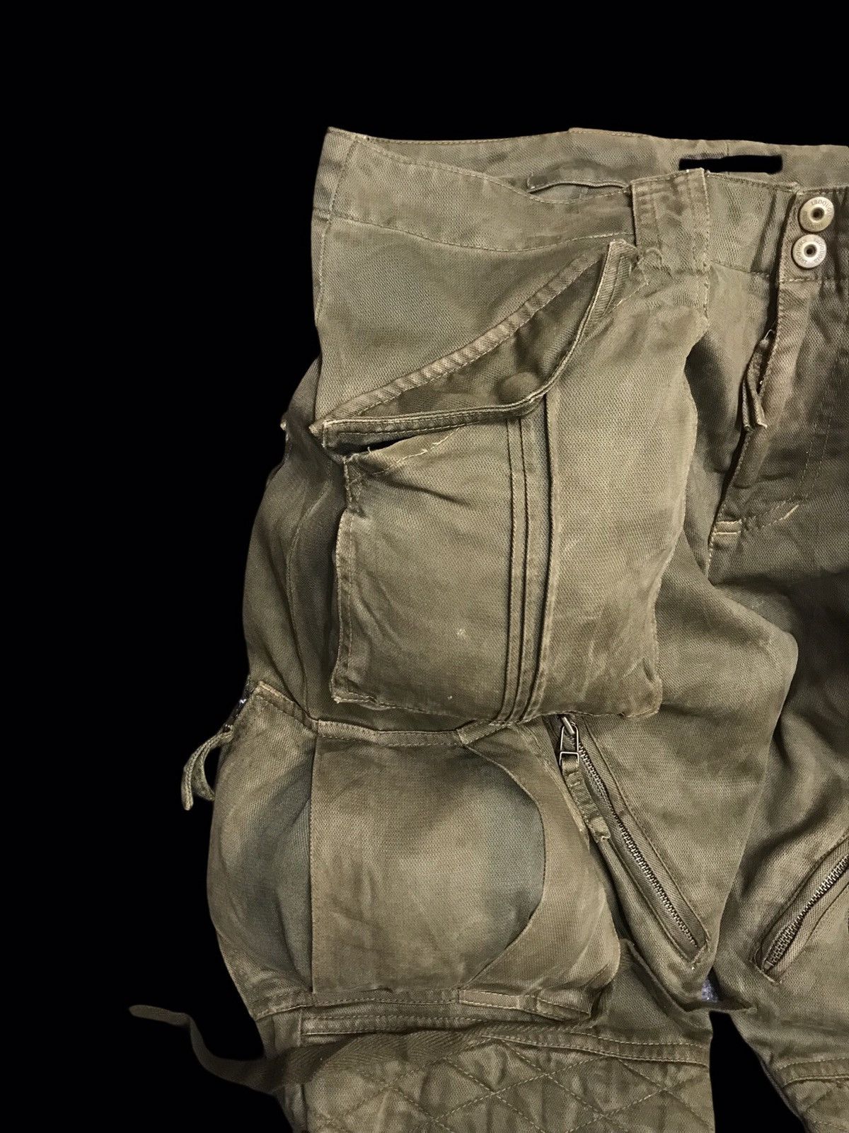 Iroquois Japan 💥AVANT GARDE💥IROQUOIS Japan 3D Zipper Parachute Pant F335 Size US 31 - 4 Thumbnail