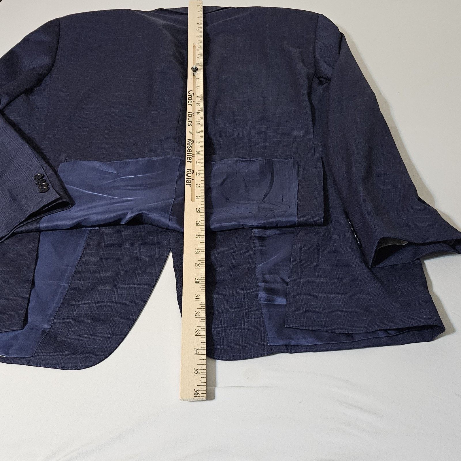 Canali Canali Blazer Men’s 50 Wool Made In Italy Sport Coat Blue Size 50R - 9 Thumbnail