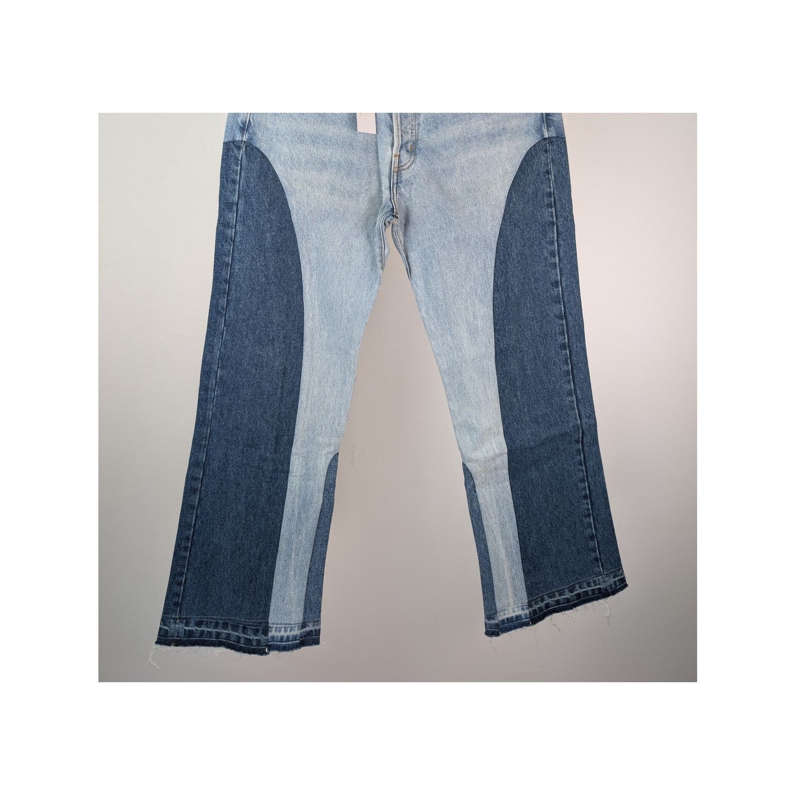 Gallery Dept. o1rshd1 Size: 38W x 32L / La Flare Denim Jeans Indigo Blue Size US 38 / EU 54 - 9 Thumbnail