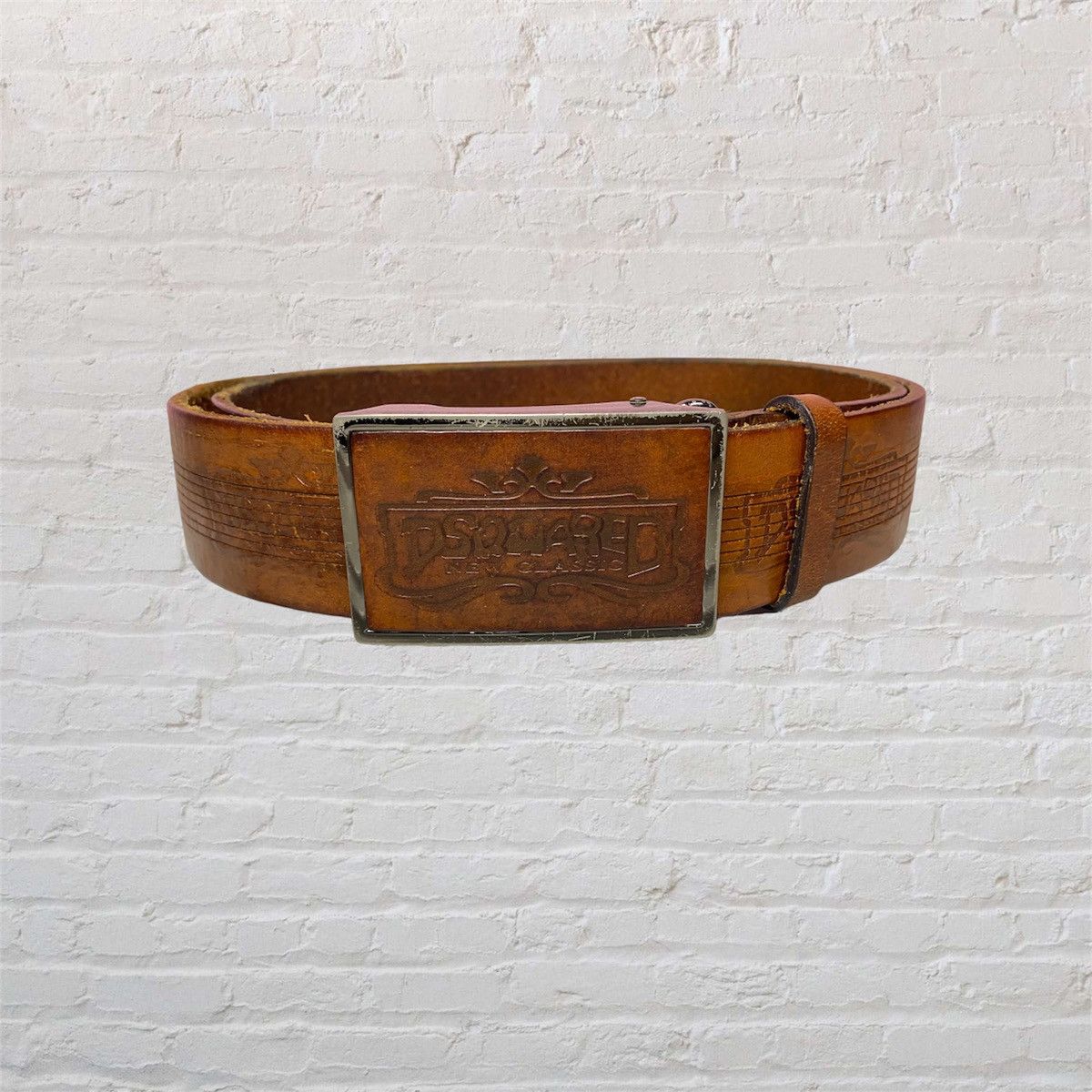 Dsquared2 × Vintage Dsquared new classic leather belt Size 34 - 2 Thumbnail