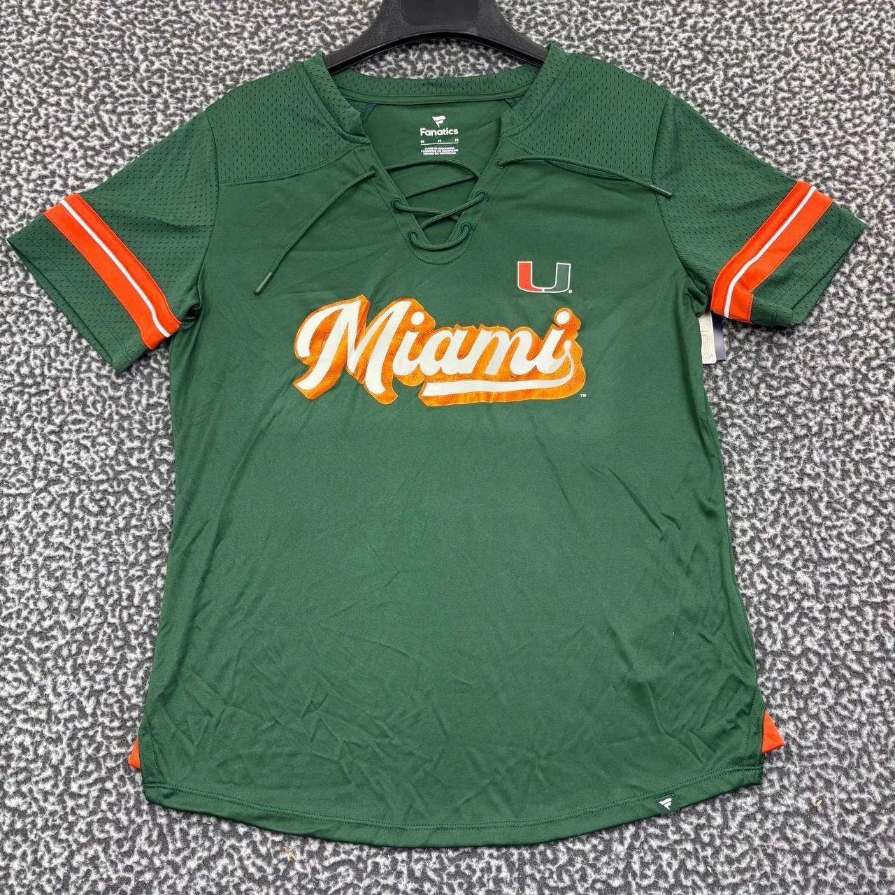 Other Miami Hurricanes Shirt Women Fanatics Short Sleeve New M Size M / US 6-8 / IT 42-44 - 1 Thumbnail