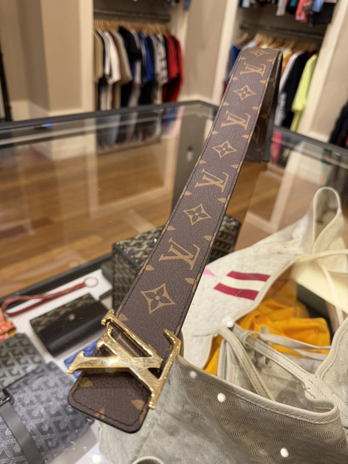 Louis Vuitton Louis Vuitton LV 40mm Reversible Monogram Leather Belt Size 38 - 2 Thumbnail