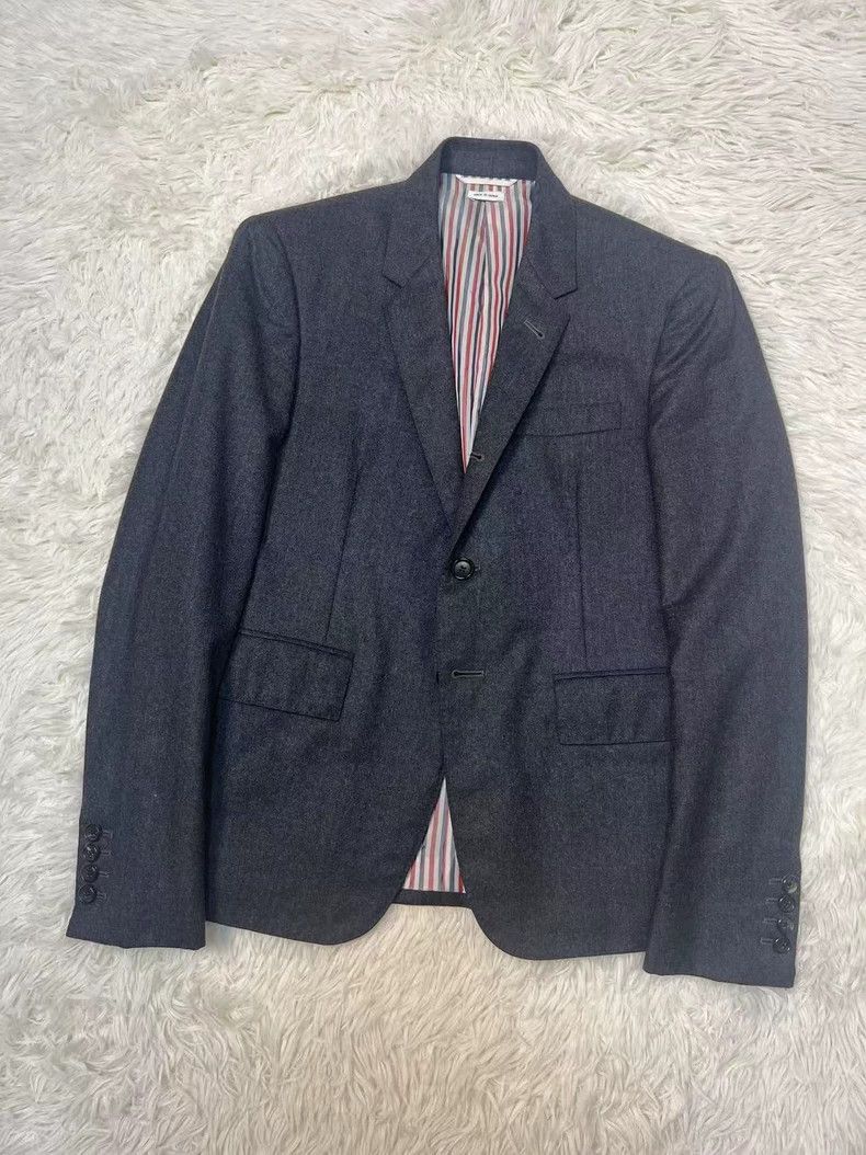 Thom Browne Thom Browne size1 Gray cashmere suit Size 34S - 1 Thumbnail