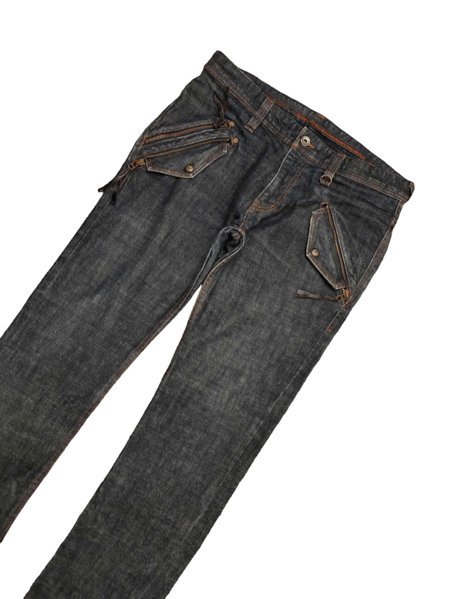 Tornado Mart Nicole Club for men Multi Pocket Denim Jeans Y2k Streetwear Size US 32 / EU 48 - 5 Thumbnail