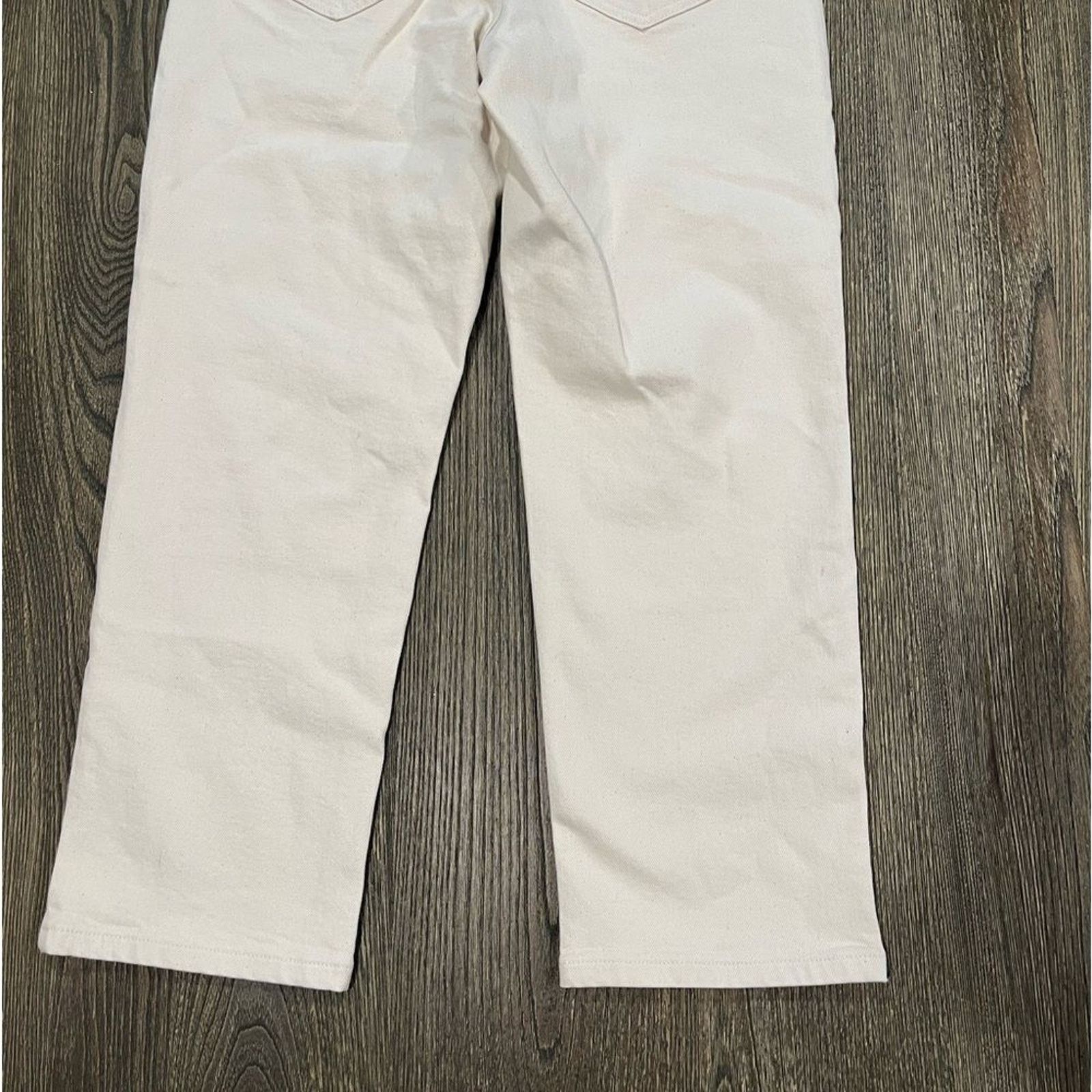 Vintage NWOT J.Jill Denim Straight Leg Jeans Mid Rise Fly Size 8 Size 30" / US 8 / IT 44 - 9 Thumbnail
