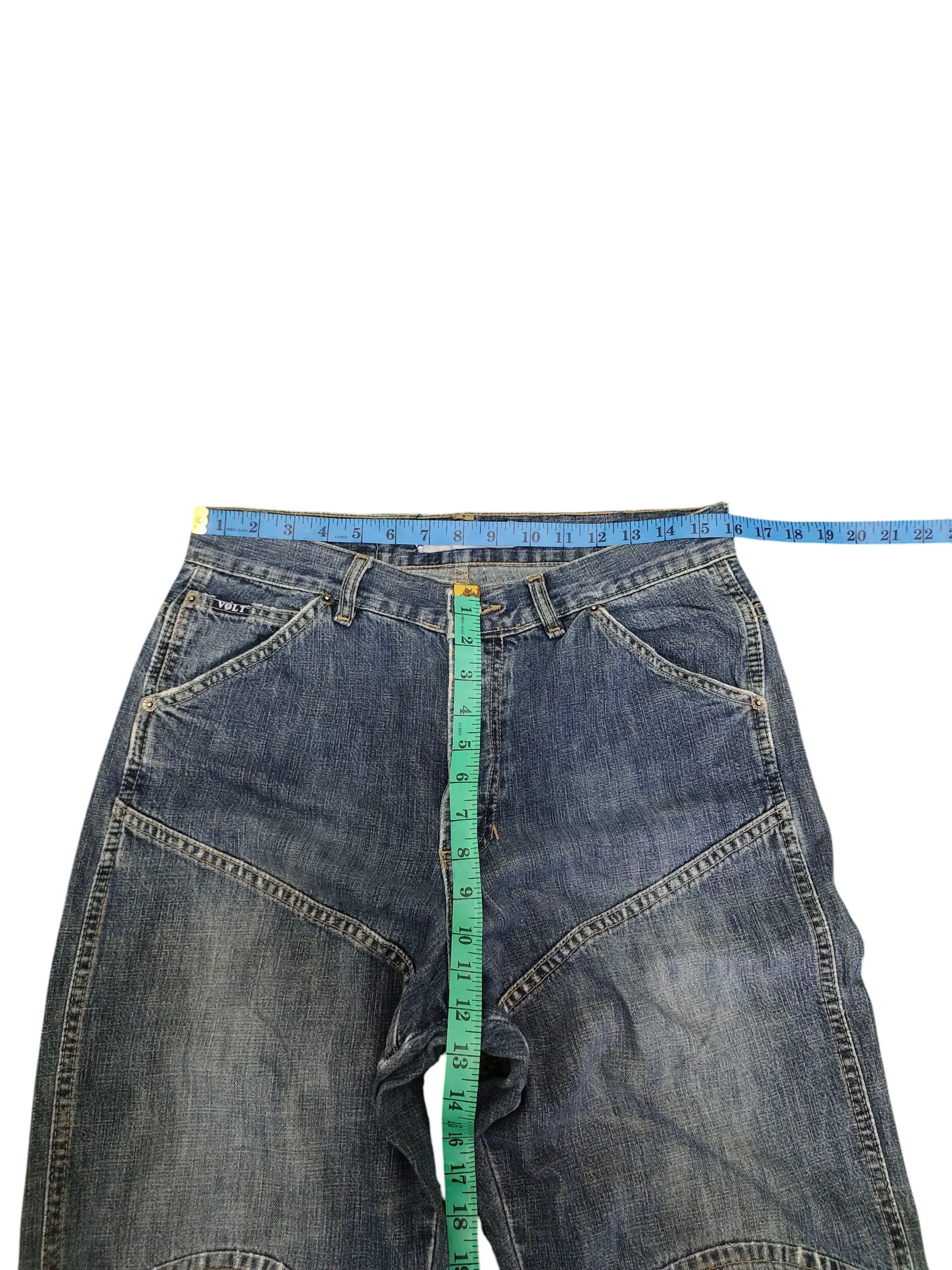 Kapital Vintage Volt Japan Biker Jeans - Distress Faded Grunge Denim Size US 32 / EU 48 - 14 Thumbnail