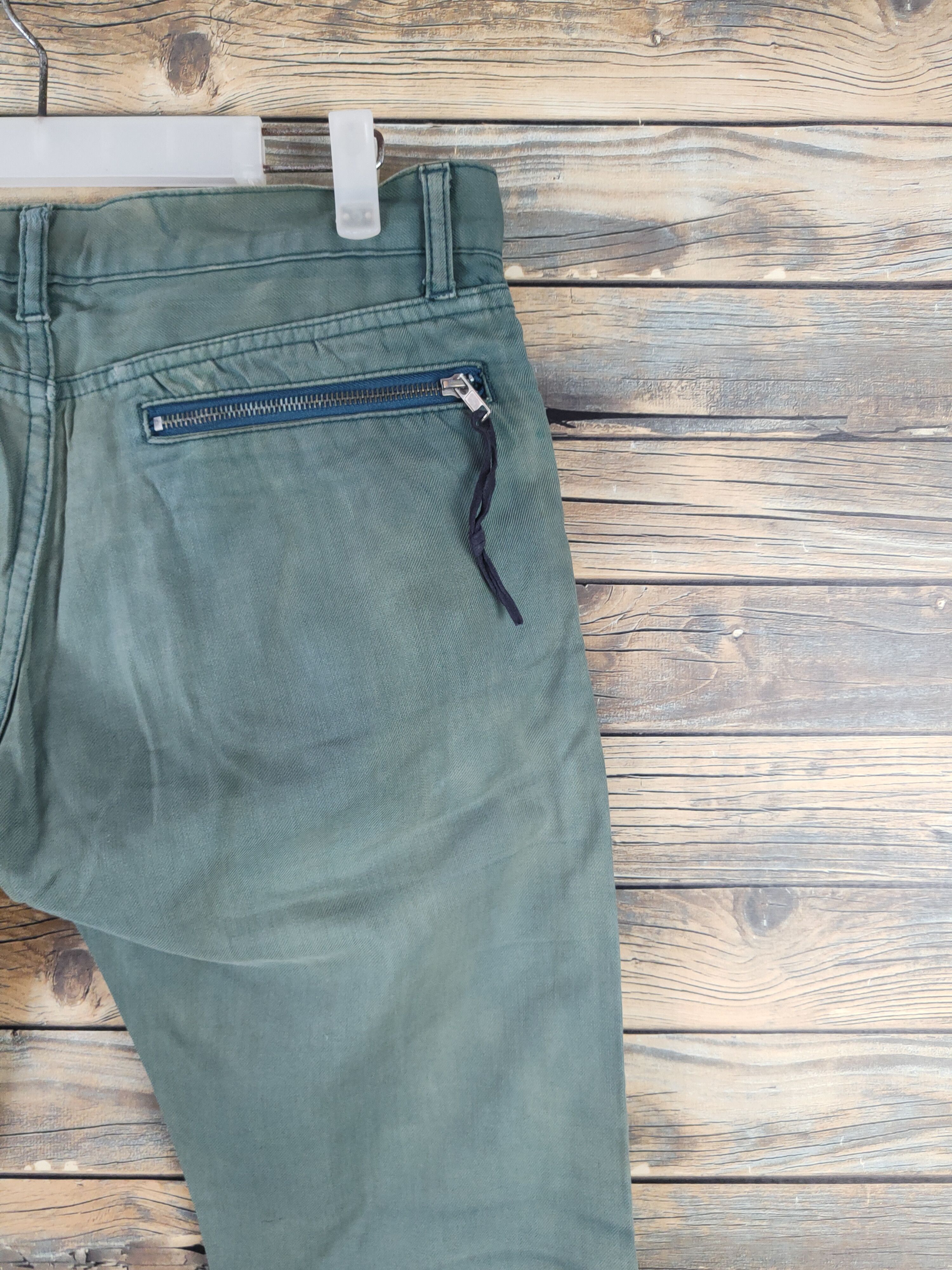 Japanese Brand DL Japanese Brand Green Multipocket Casual Pants #46-253T Size US 33 - 11 Thumbnail