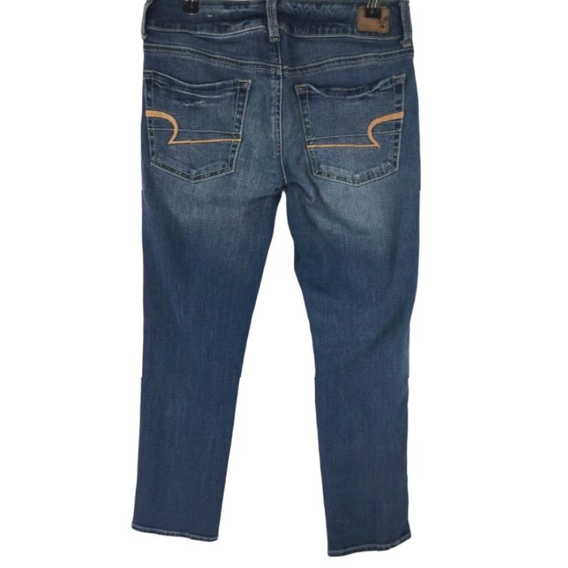 American Eagle Outfitters American Eagle Outfitters Womens Jeans Artist Crop Blue Medium Wash Stretch 2 R Size 28" / US 6 / IT 42 - 2 Thumbnail