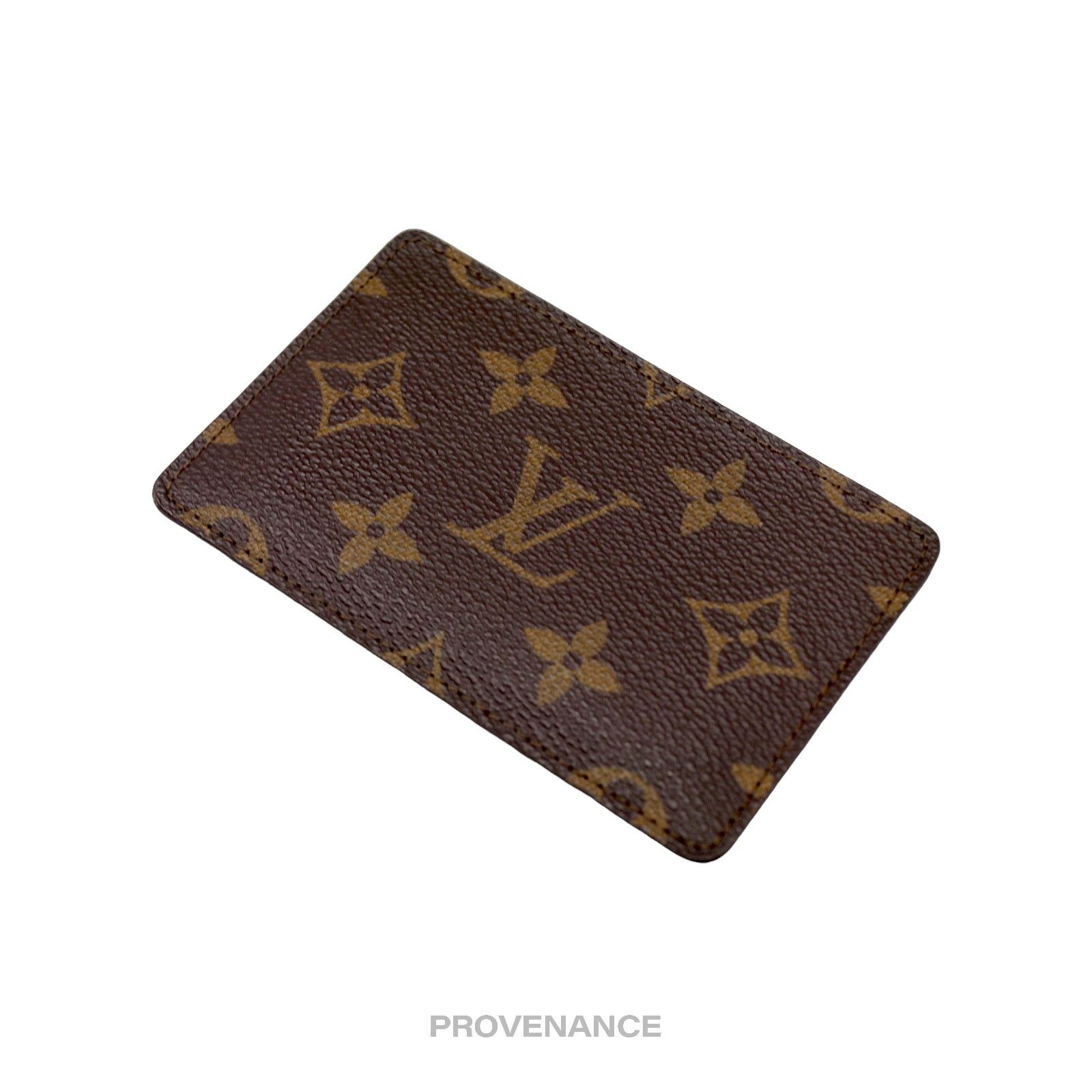 🔴 Louis Vuitton Card Holder Wallet - Monogram Small f