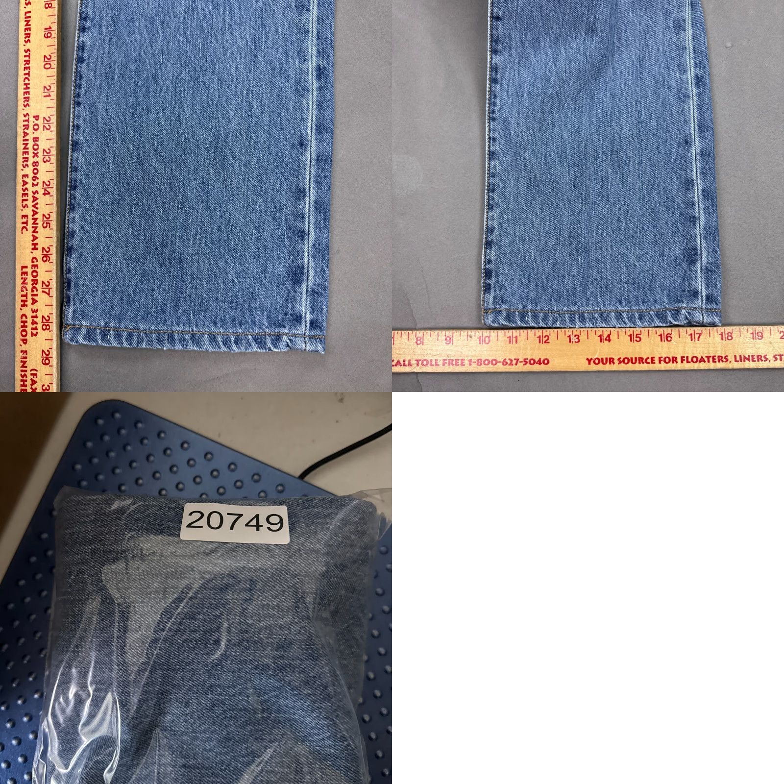 Levi's Levis 501 Jeans Mens 32x30 Blue Button Fly Denim Pants Thrashed Work Distressed Jeans Regular Levi's 501 Model Mexico Vintage No Size US 32 / EU 48 - 10 Thumbnail