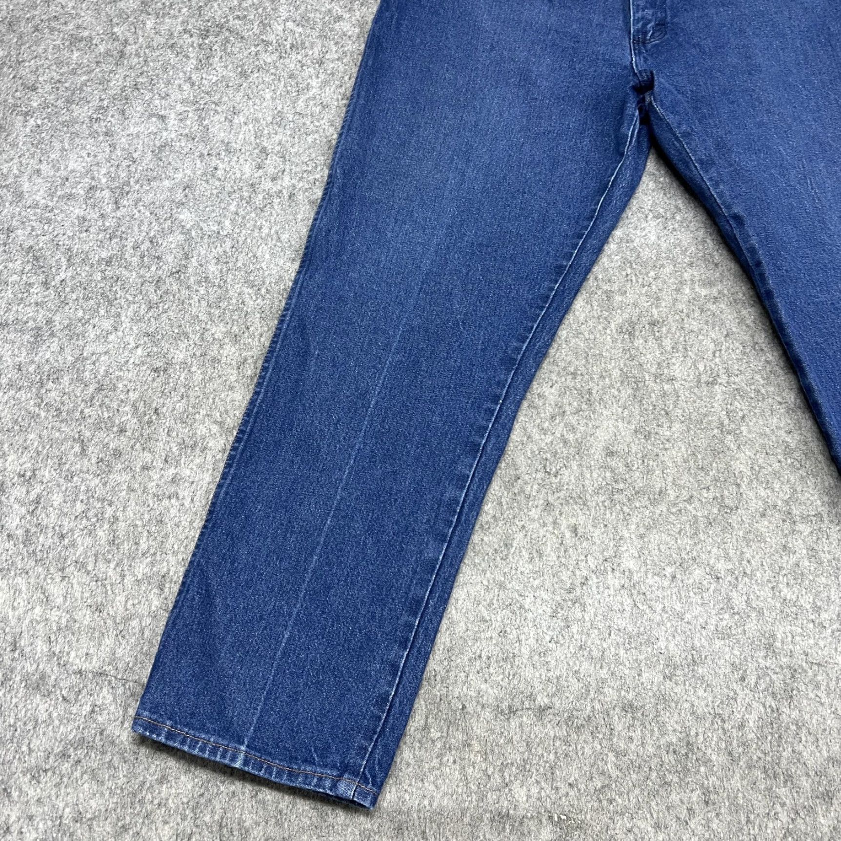 Wrangler VINTAGE Wrangler Jeans Mens 40x32 Blue Straight Denim Pants Made USA 31MWZDN FITS38x30 Size US 40 / EU 56 - 6 Thumbnail