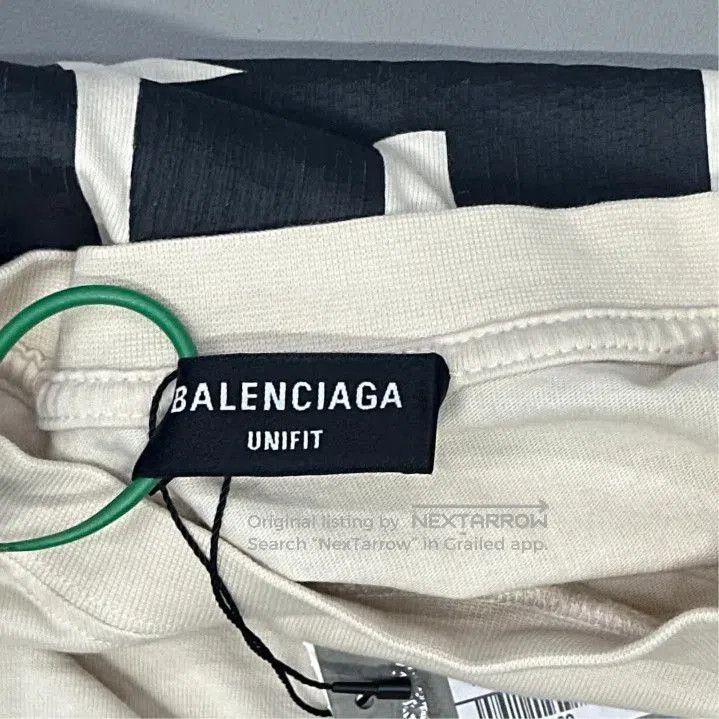 Balenciaga Balenciaga White Short Sleeve Logo T. Size US M / EU 48-50 / 2 - 6 Thumbnail