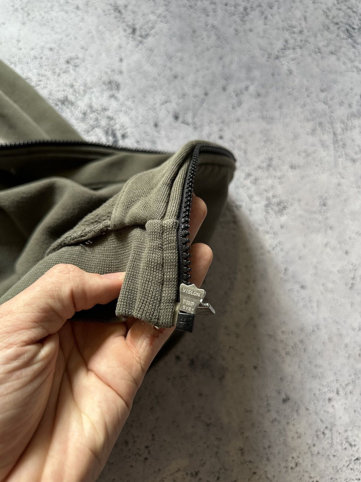 Nike × Vintage Vintage Nike Zip Hoodie Khaki Mini Logo Y2K USA Size US S / EU 44-46 / 1 - 7 Thumbnail